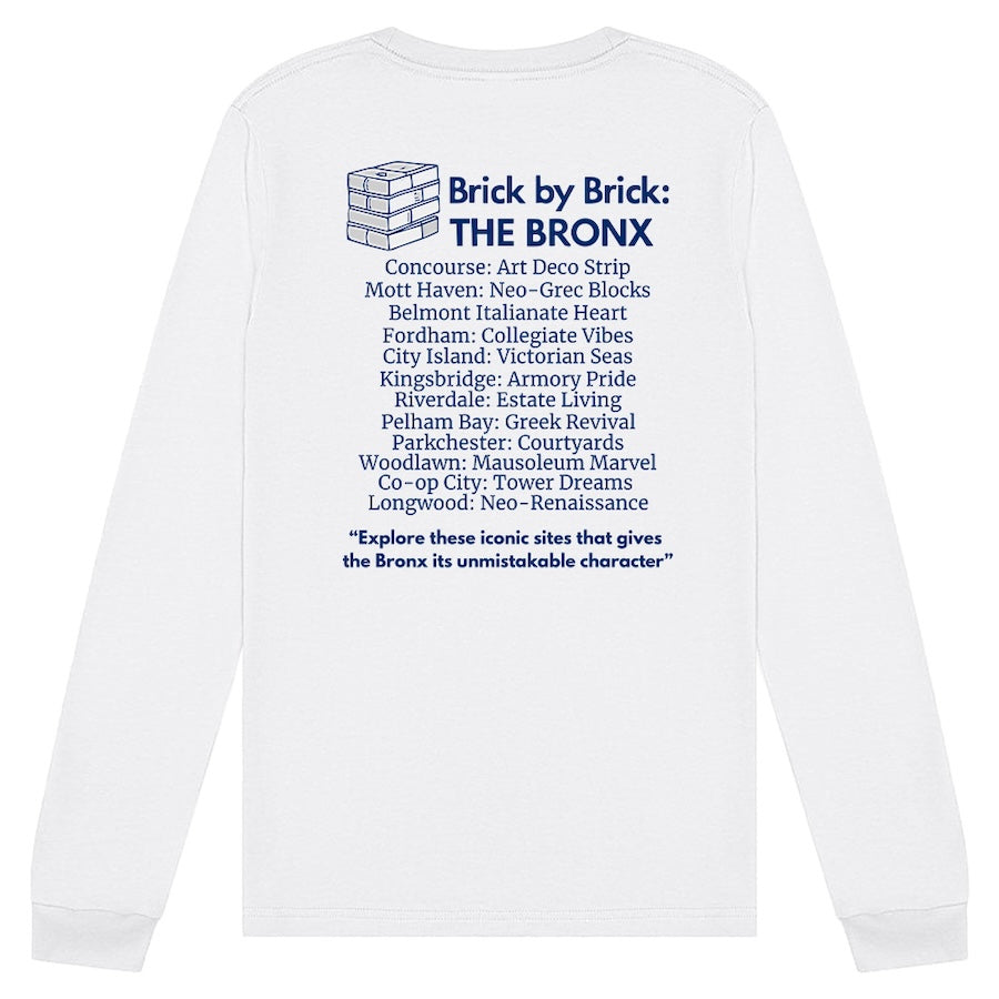 The Bronx – Boogie Down Architecture White Long Sleeve、mySite、vikingsvslions