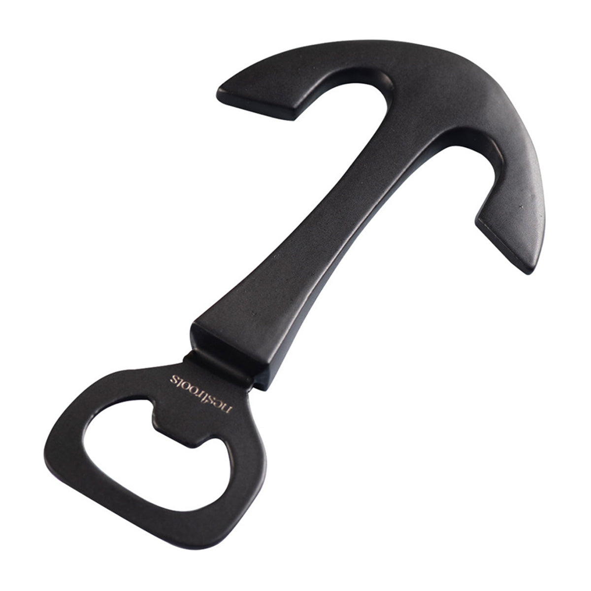 Stainless Steel Bottle Opener | Ship Anchor Shape | Black、mySite、camillekostekn
