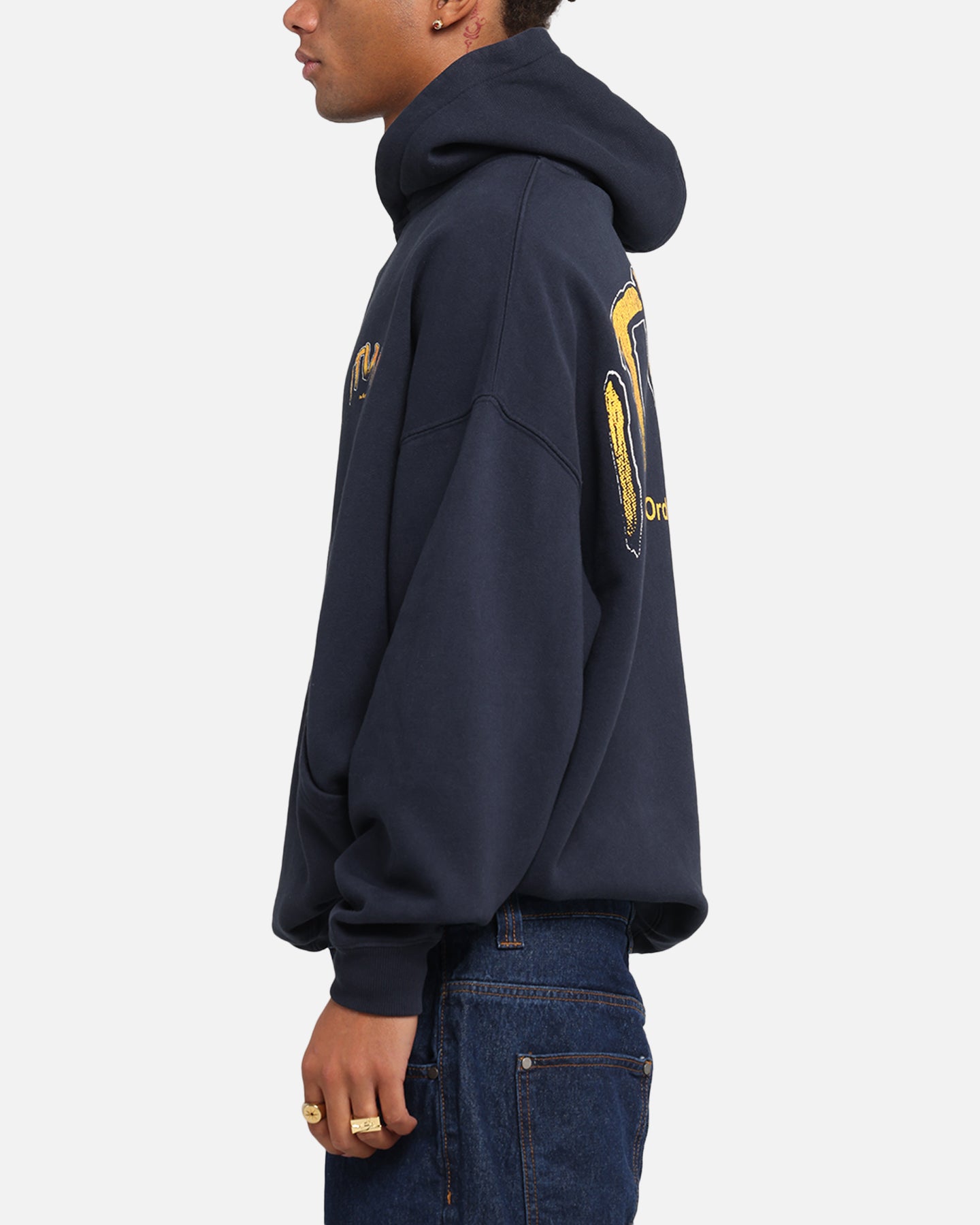 The Anti Order Anti Collegate Boxy Hoodie Navy、mySite、zt4zffjzw