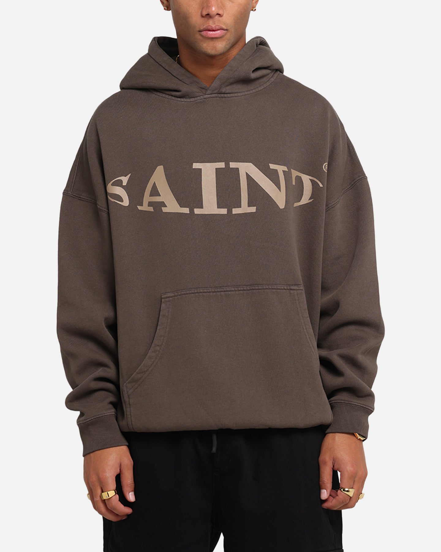 Saint Morta Vision Boxy Hoodie Brown、mySite、zt4zffjzw