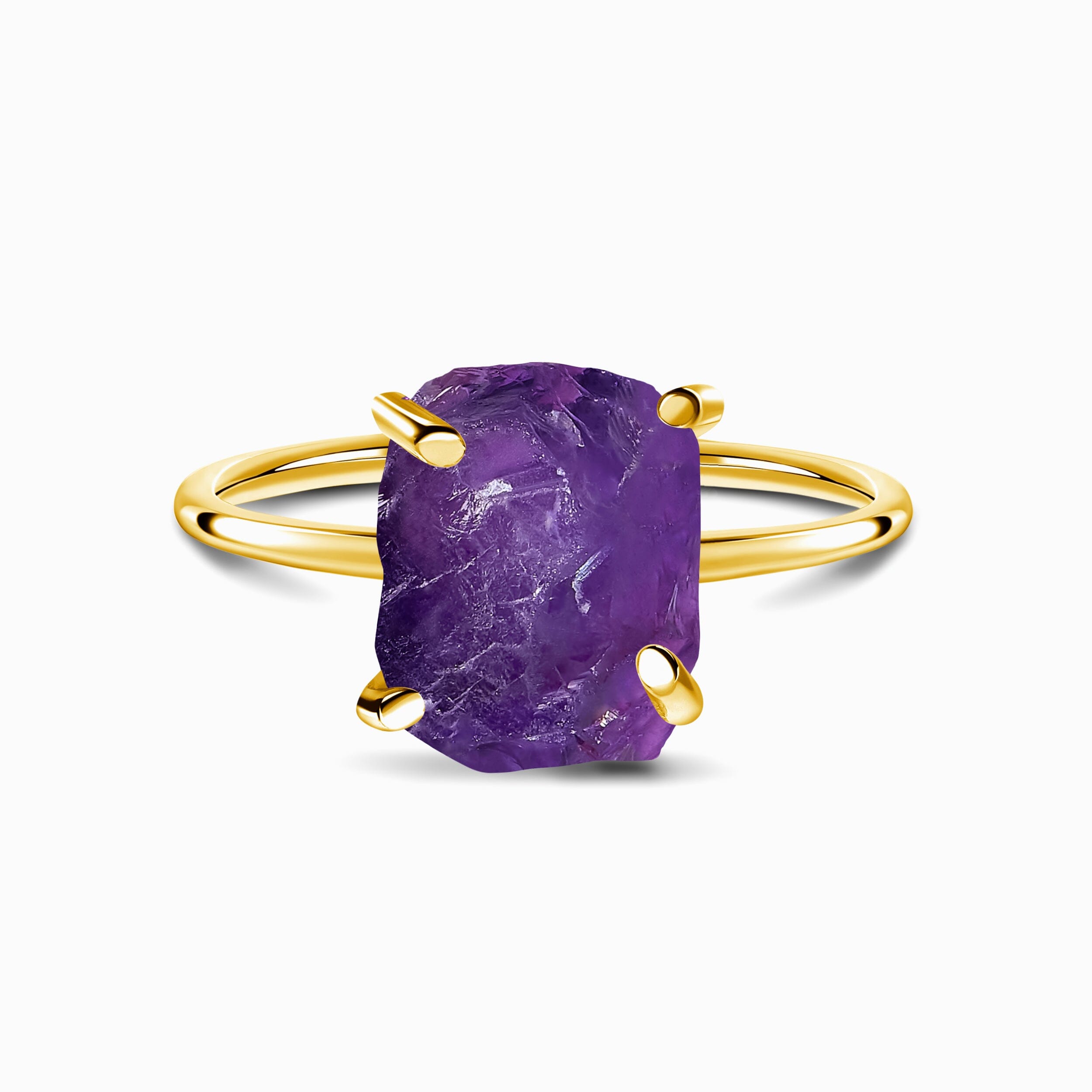 Raw Crystal Ring - Petite Amethyst、mySite、hinf8tx79