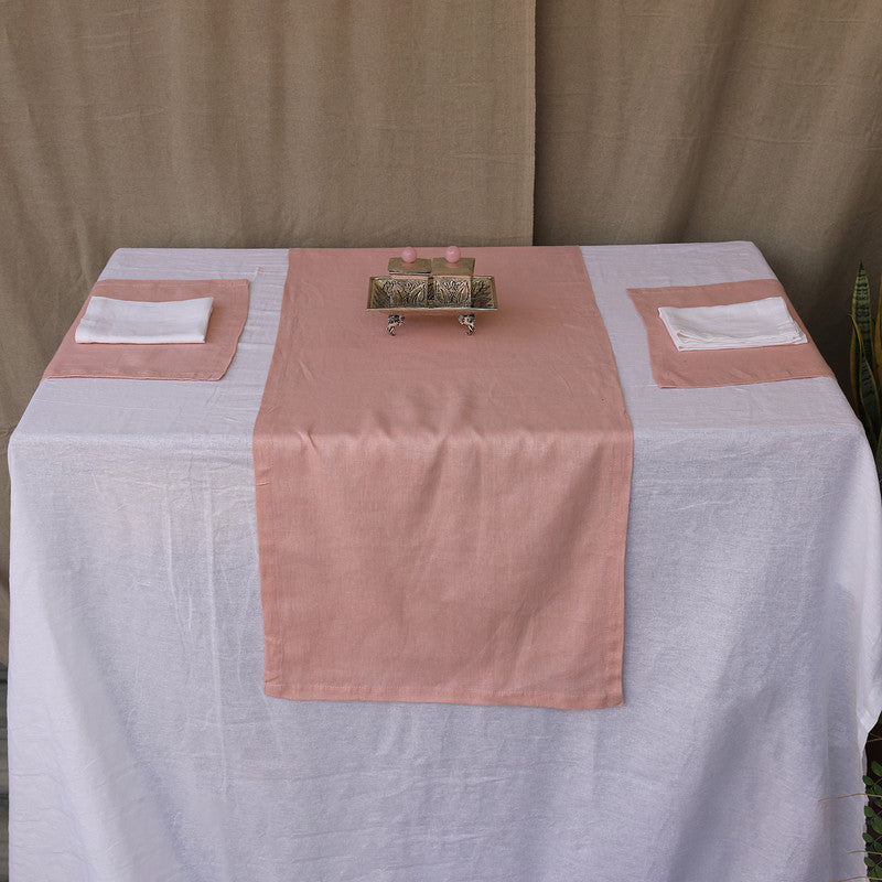 Pure Linen Table Runners | Dusty Pink、mySite、camillekostekn