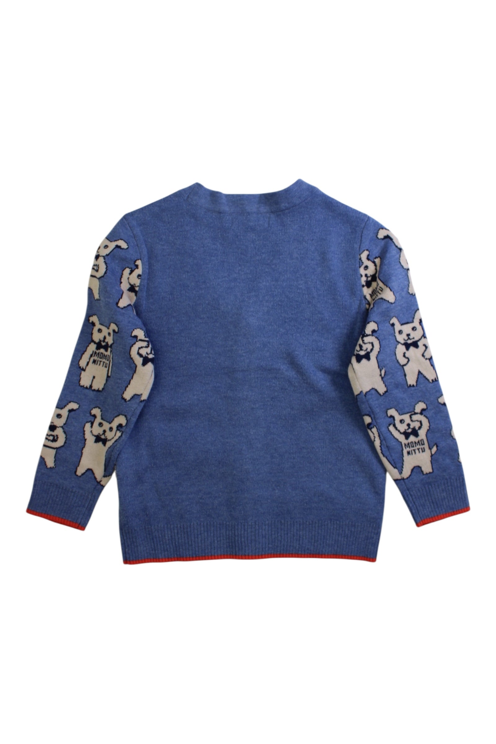 Momonittu Bear Pattern Cardigan 4T、mySite、g9winljtr