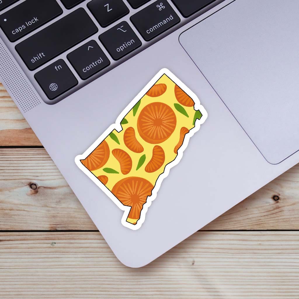  Connecticut Orange & Yellow Fruit Sticker、mySite、elrpsem3k