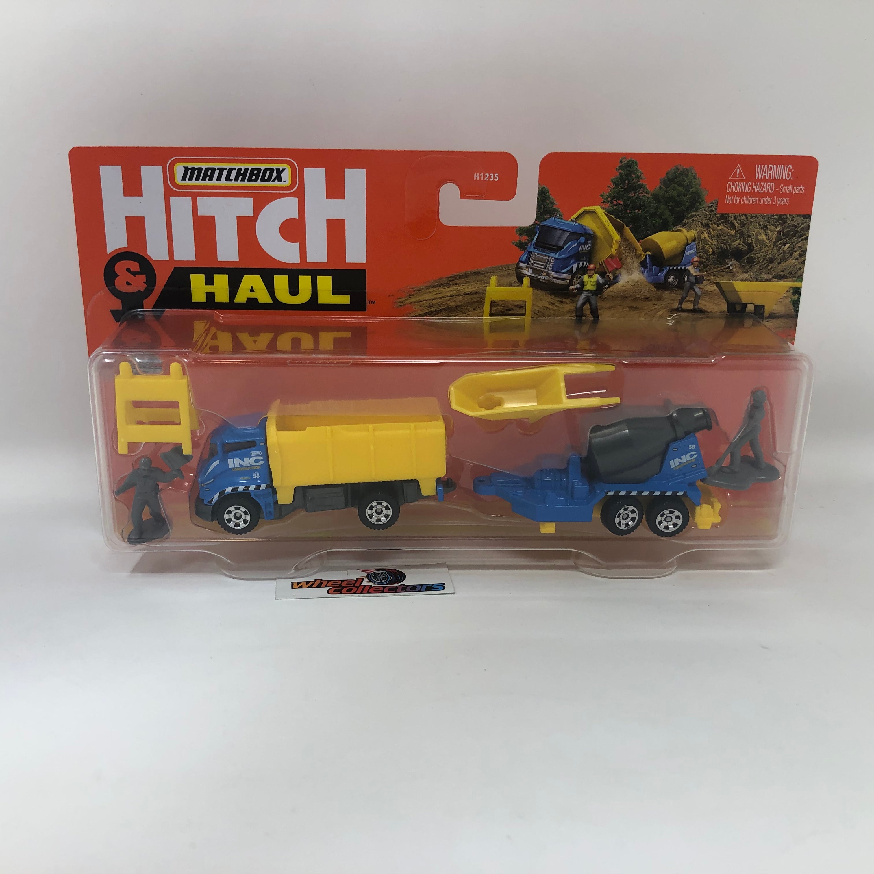 Construction Set with GREY Mixer * Matchbox Hitch & Haul、mySite、hgirdovlk