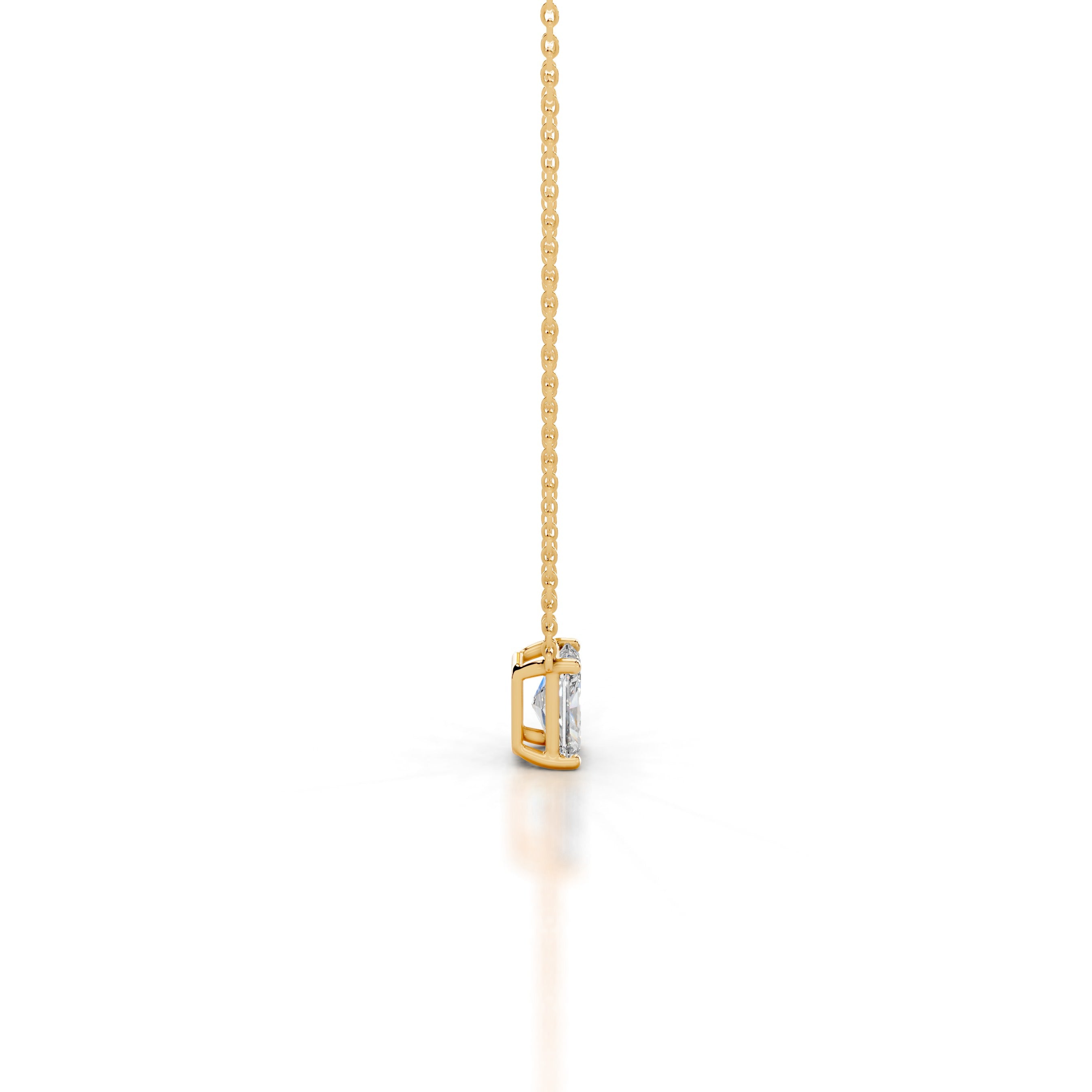 Mary Lab Grown Diamond Pendant - 18K Yellow Gold、mySite、hinf8tx79