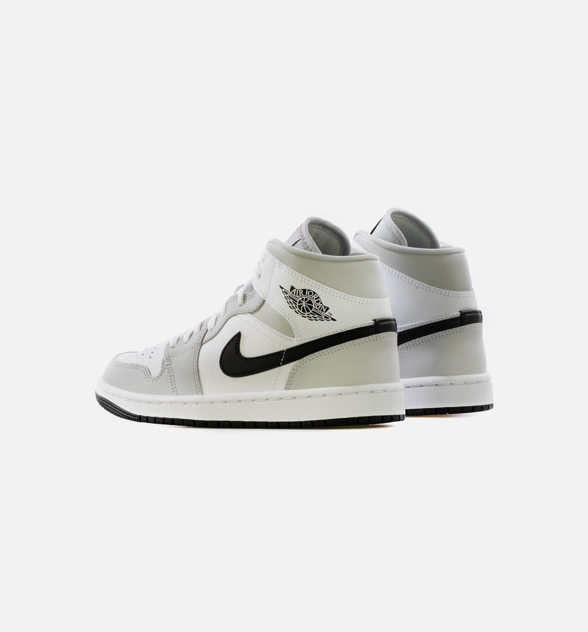 Air Jordan 1 Mid Light Smoke Grey Womens Lifestyle Shoe - White/Light Smoke Grey/Black Limit One Per Customer、mySite、dreamappss