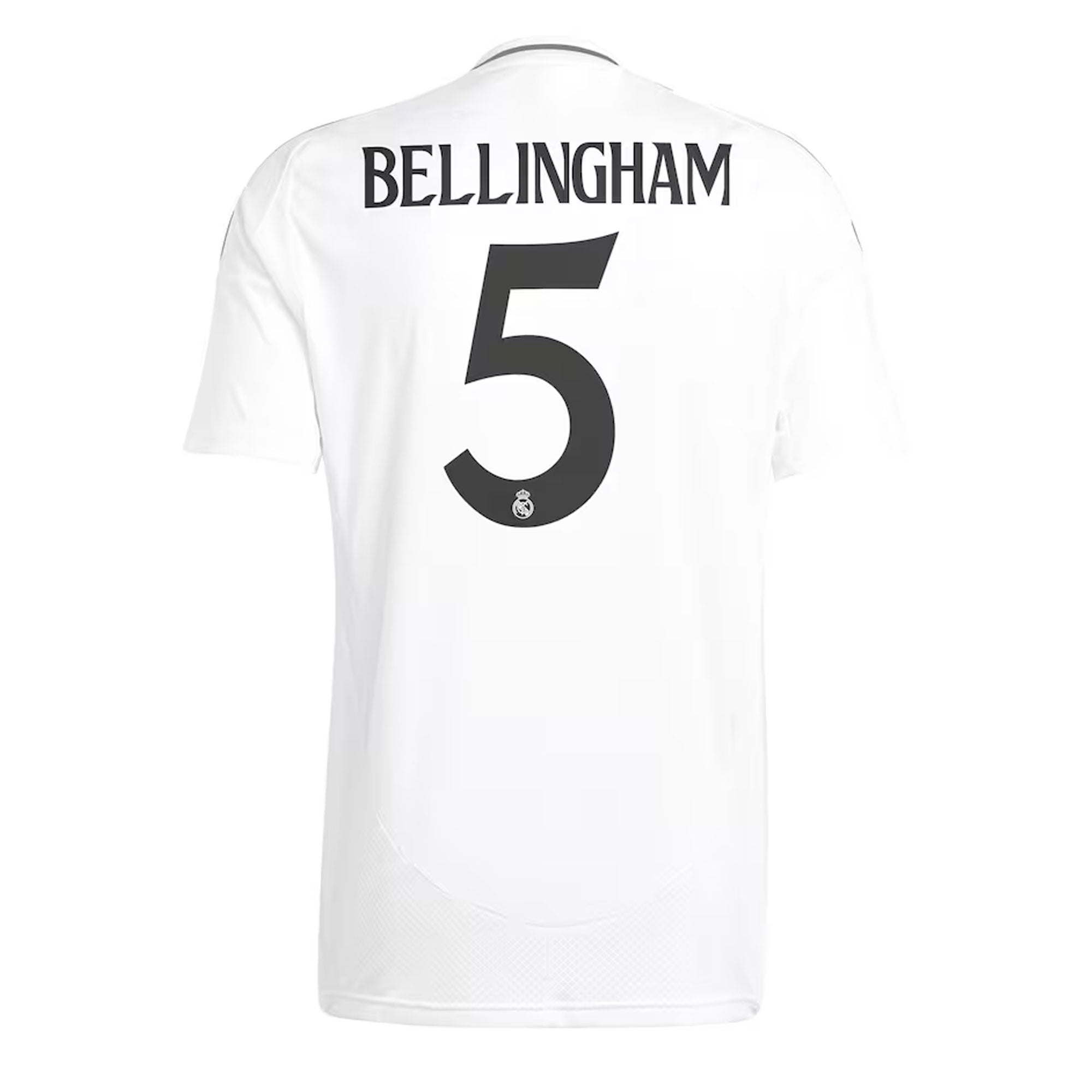 adidas Men's Real Madrid 2024/25 Authentic Home Jersey w/ Bellingham #5 Printing、mySite、bottomscart