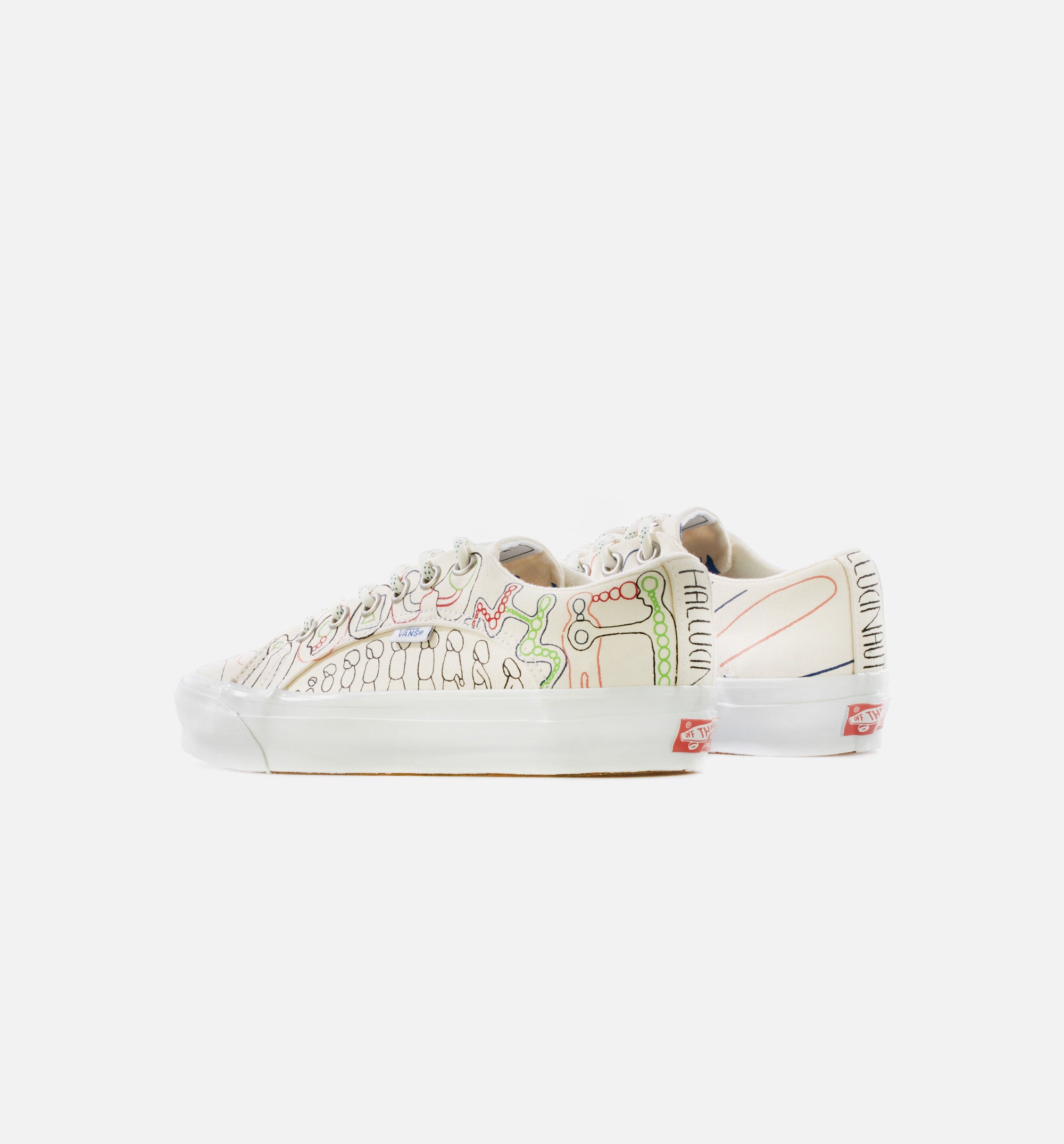 Geoff McFetridge Vault OG Lampin LX Mens Skate Shoe - Bone/White、mySite、dreamappss