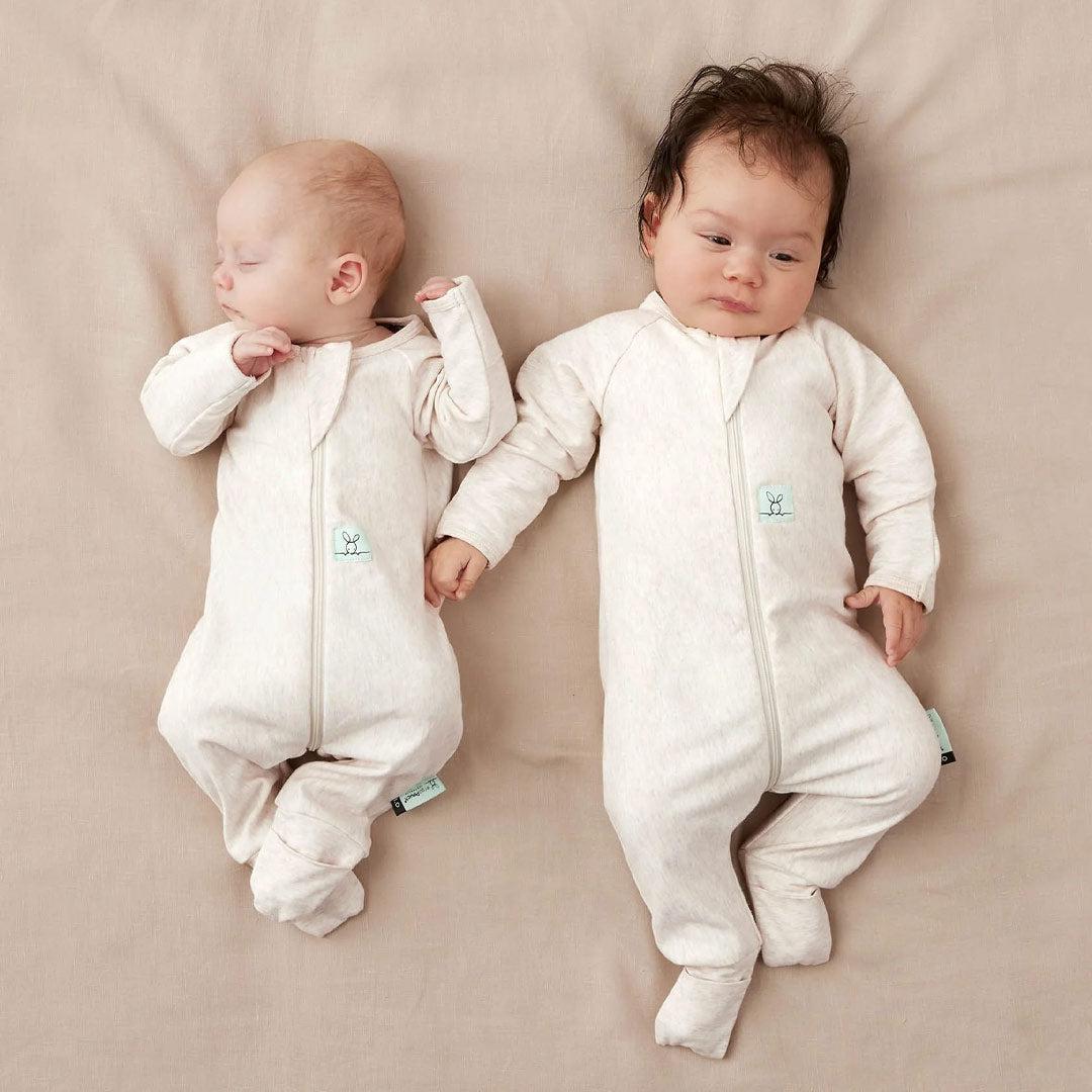  ergoPouch Organic Layers Long Sleeve Babygrow - Oatmeal - 1.0 TOG、mySite、merchandisen