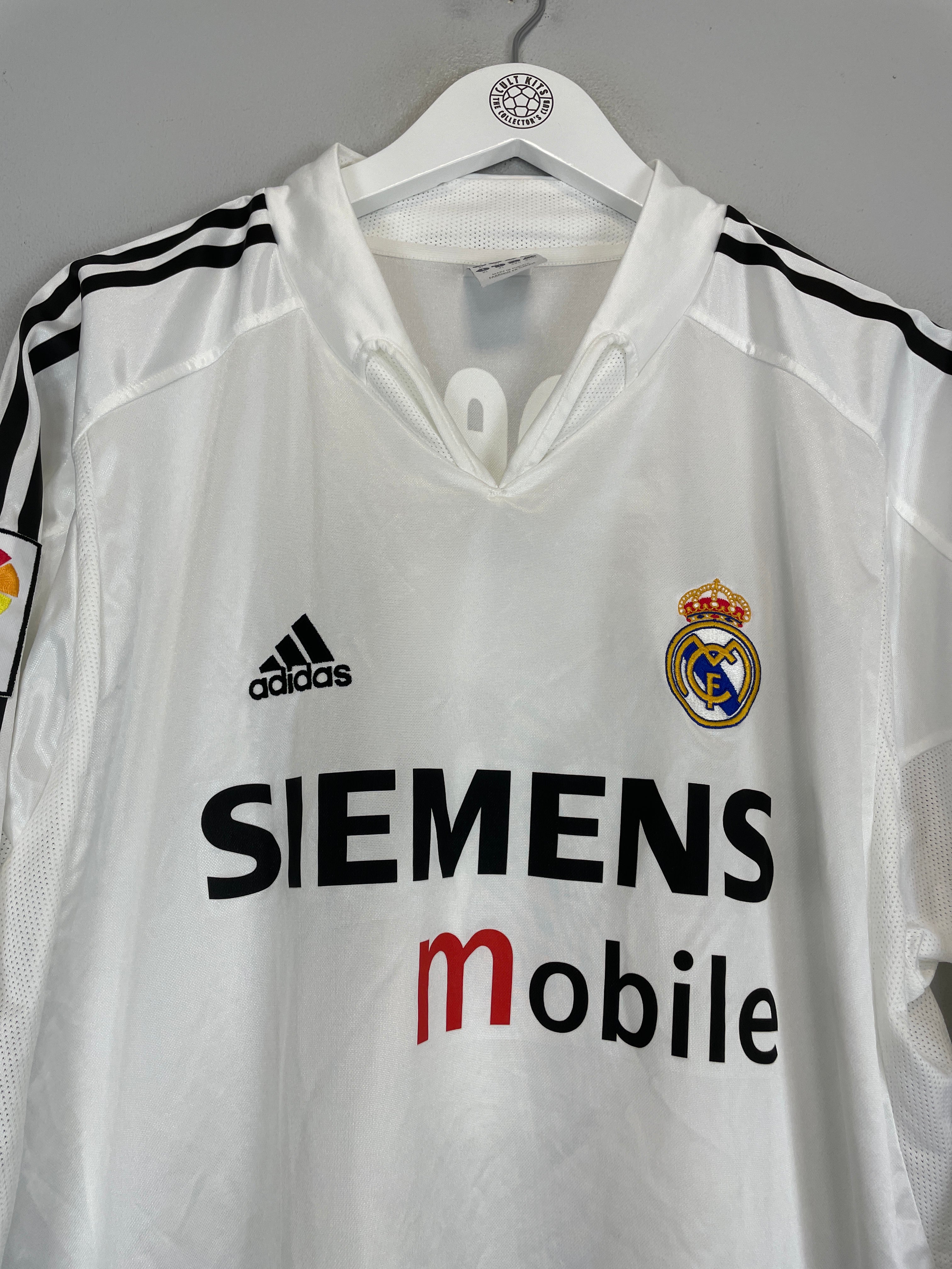 2004/05 REAL MADRID ZIDANE #5 L/S HOME SHIRT (XL) ADIDAS、mySite、sh2004/05 REAL MADRID ZIDANE #5 L/S HOME SHIRT (XL) ADIDAS、mySite、glenpowelloop_name