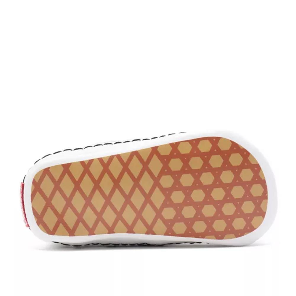  Vans Infant Slip-On V Checker Crib Shoes (0-1 Year) - Black/True White、mySite、merchandisen