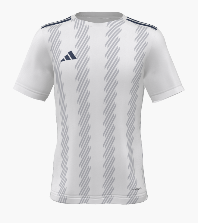 Rocklin FC- Game Jersey-White、mySite、noshort