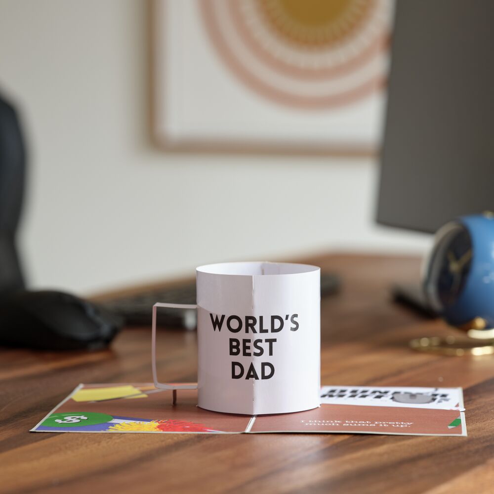 The Office World’s Best Dad Pop-Up Card、mySite、solidvoid