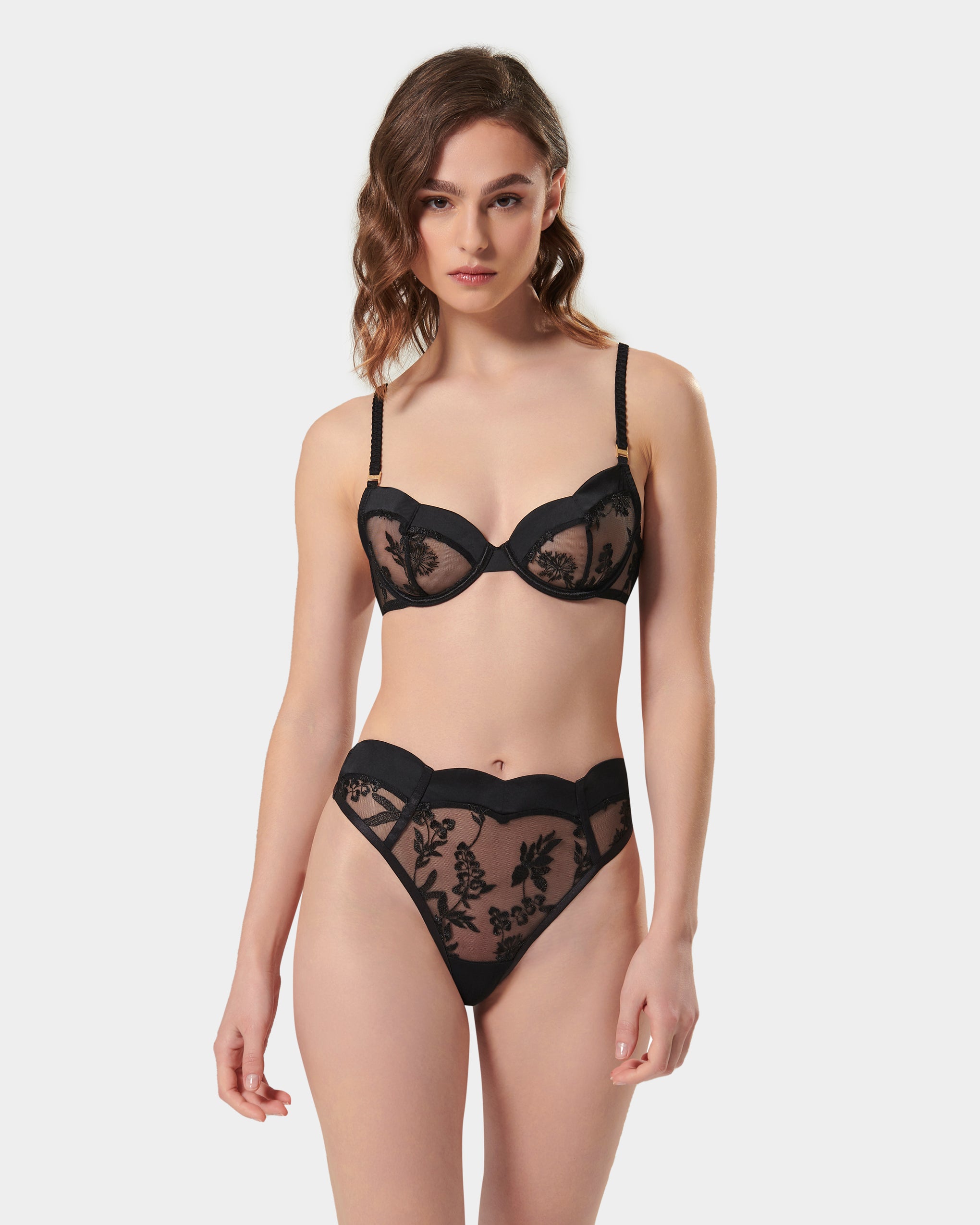 Cassandra High-Waist Thong Black、mySite、bengalsvssteelers