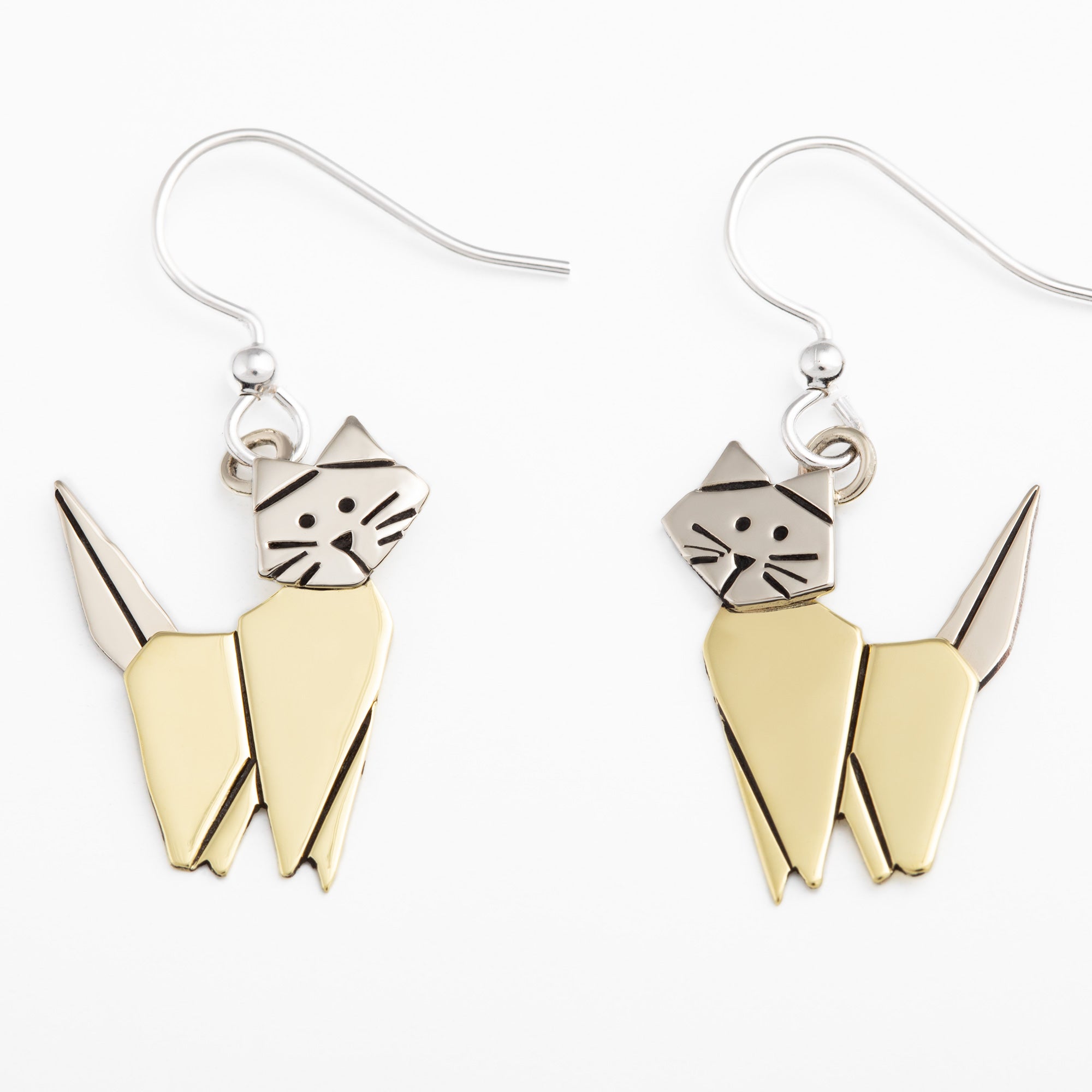 Origami Pet Earrings、mySite、camillekostekn
