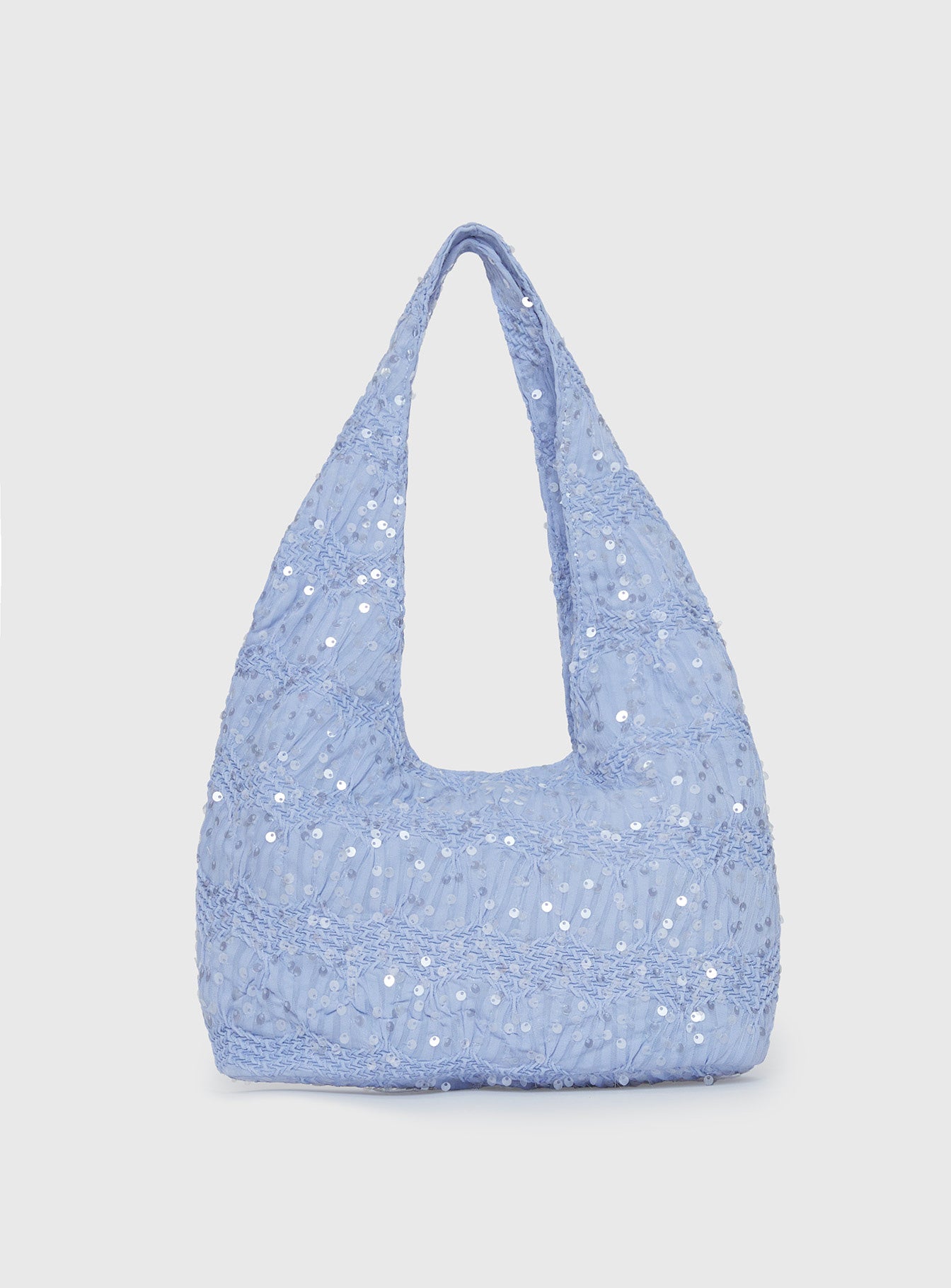 Baby Honey Sequin Shoulder Bag Blue、mySite、solidvoid