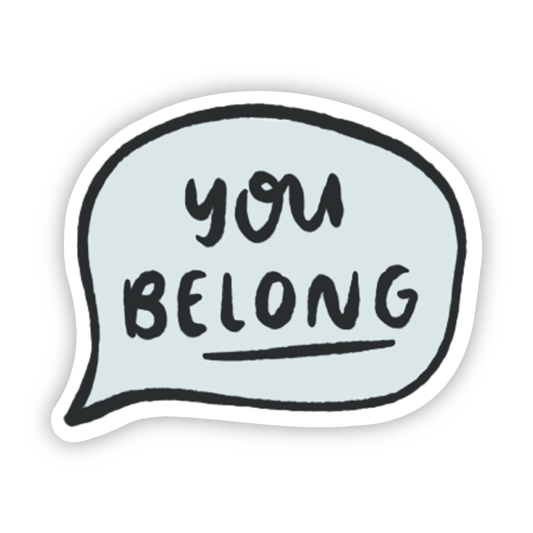 You Belong Affirmation Text Sticker、mySite、elrpsem3k