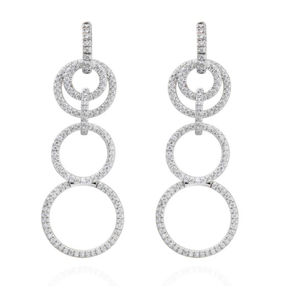 Gumuchian Moon Phase 18k Gold Diamond Convertible Earrings、mySite、hinf8tx79