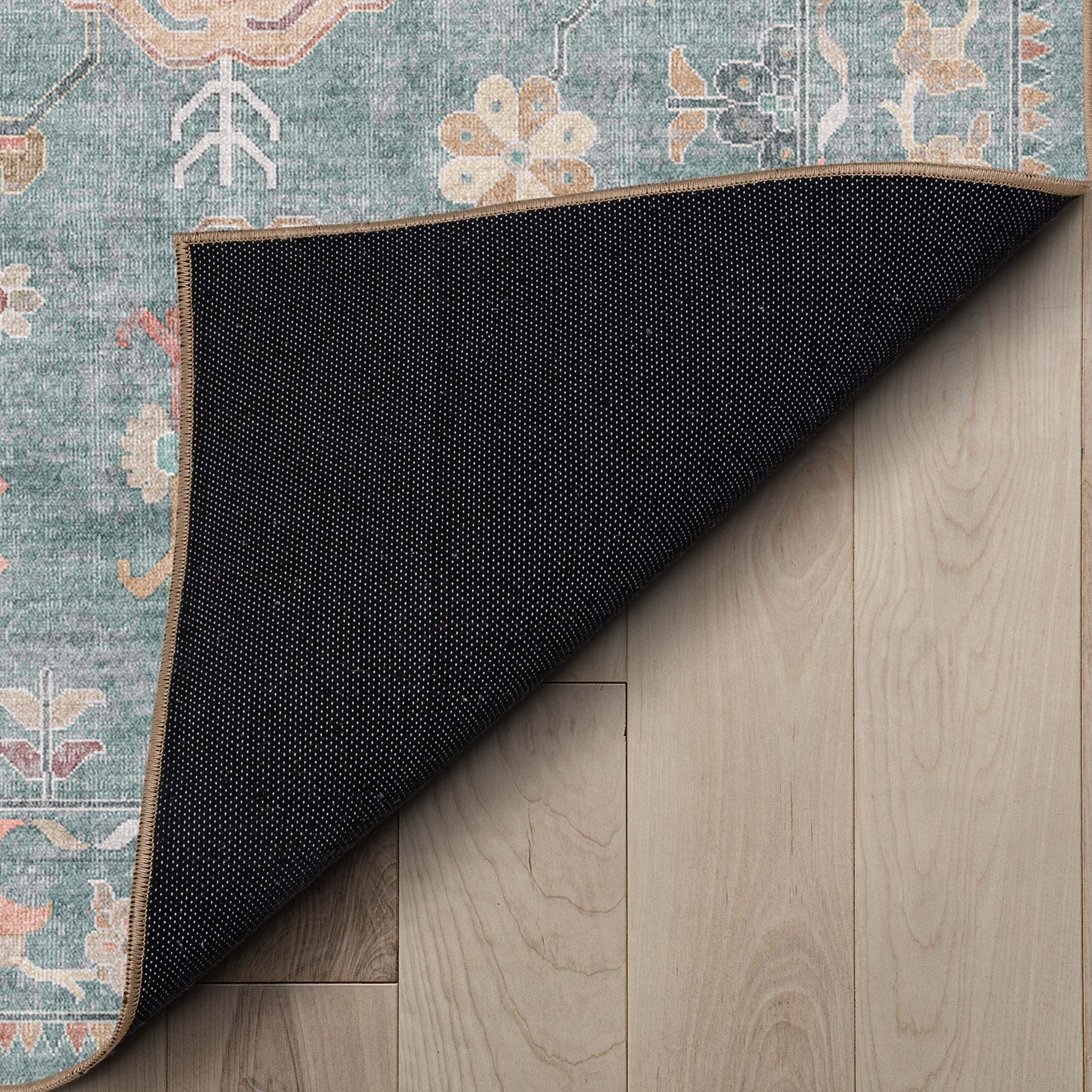 Delhi Vintage Medallion Diamond Pattern Rug – Easy Clean, Stylish Elegant Design、mySite、gigharbornorthrealestate