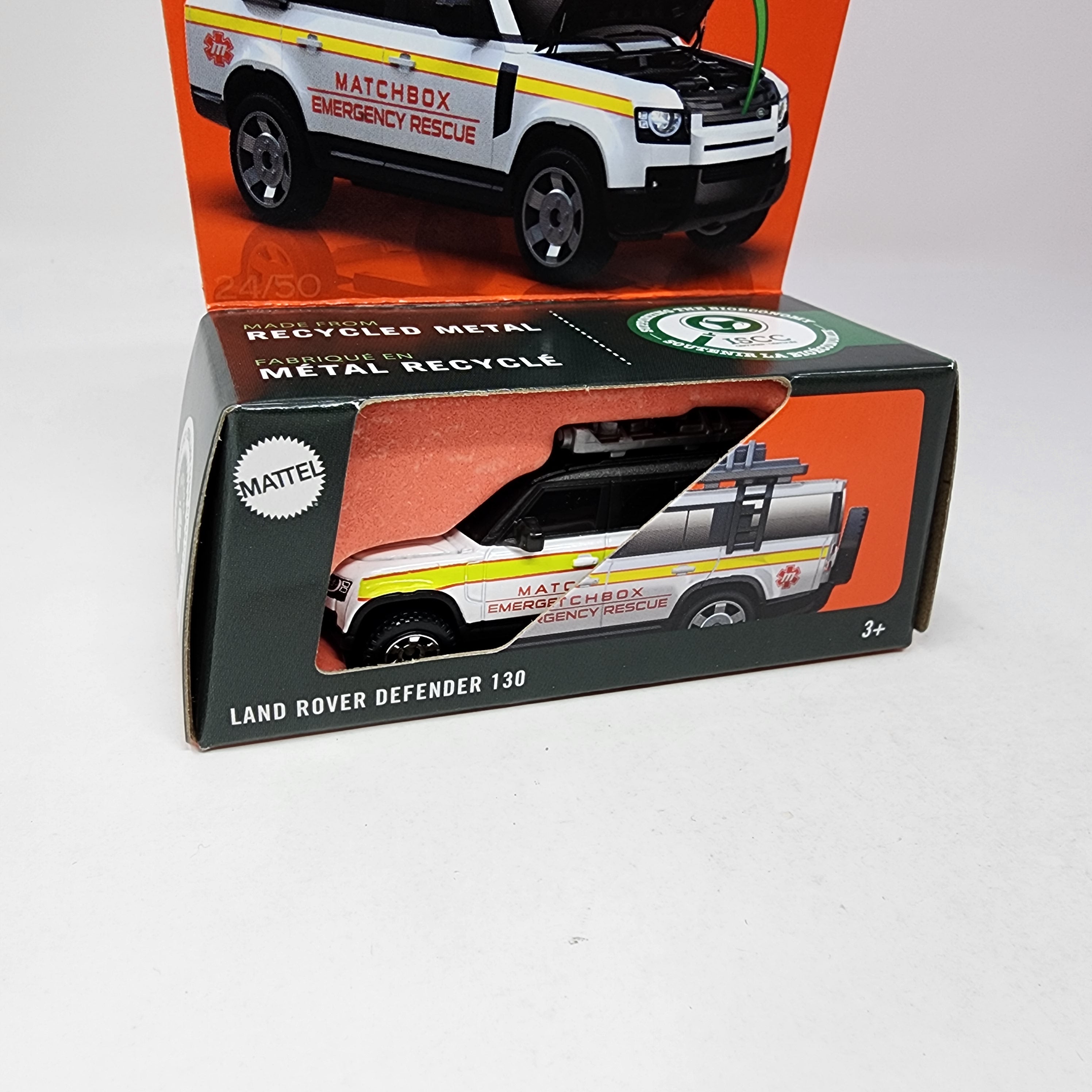 Land Rover Defender 130 * 2025 Matchbox Moving Parts Case D、mySite、hgirdovlk