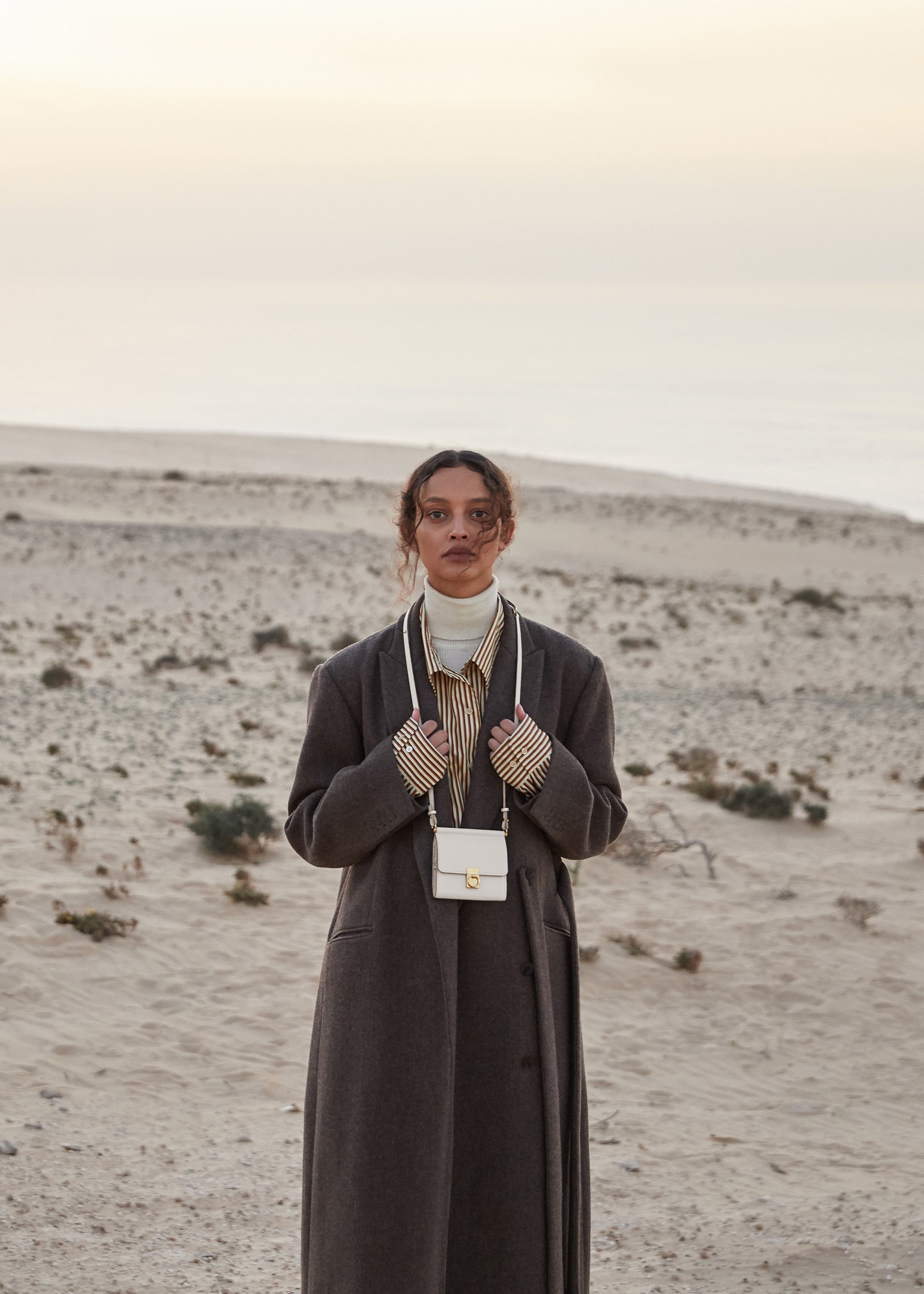 Portefeuille Num茅ro Sept Bandouli猫re - Craie Grain茅、mySite、camillekostekn