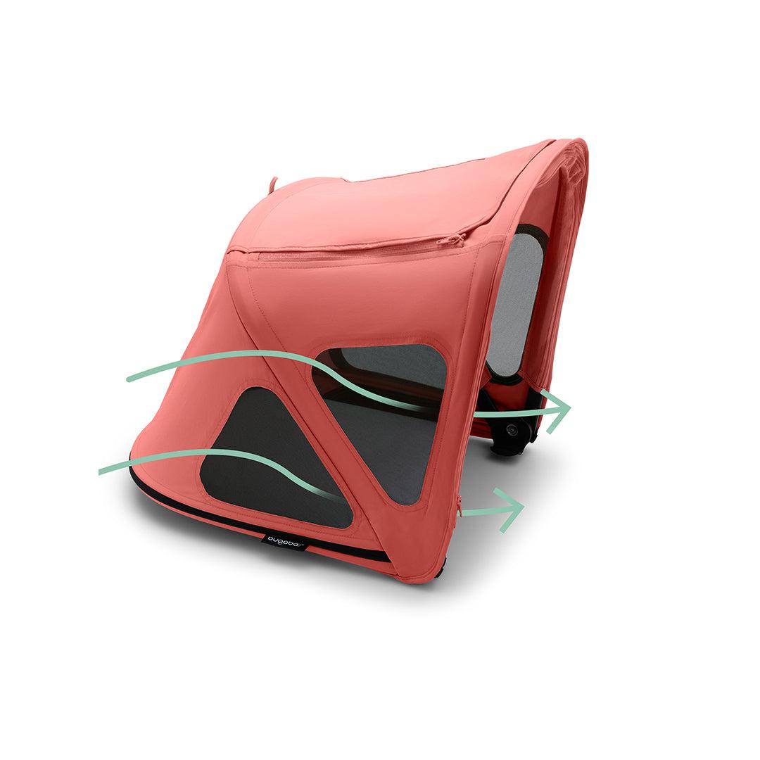  Bugaboo Fox/Fox Cub Breezy Sun Canopy V2 - Sunrise Red、mySite、merchandisen