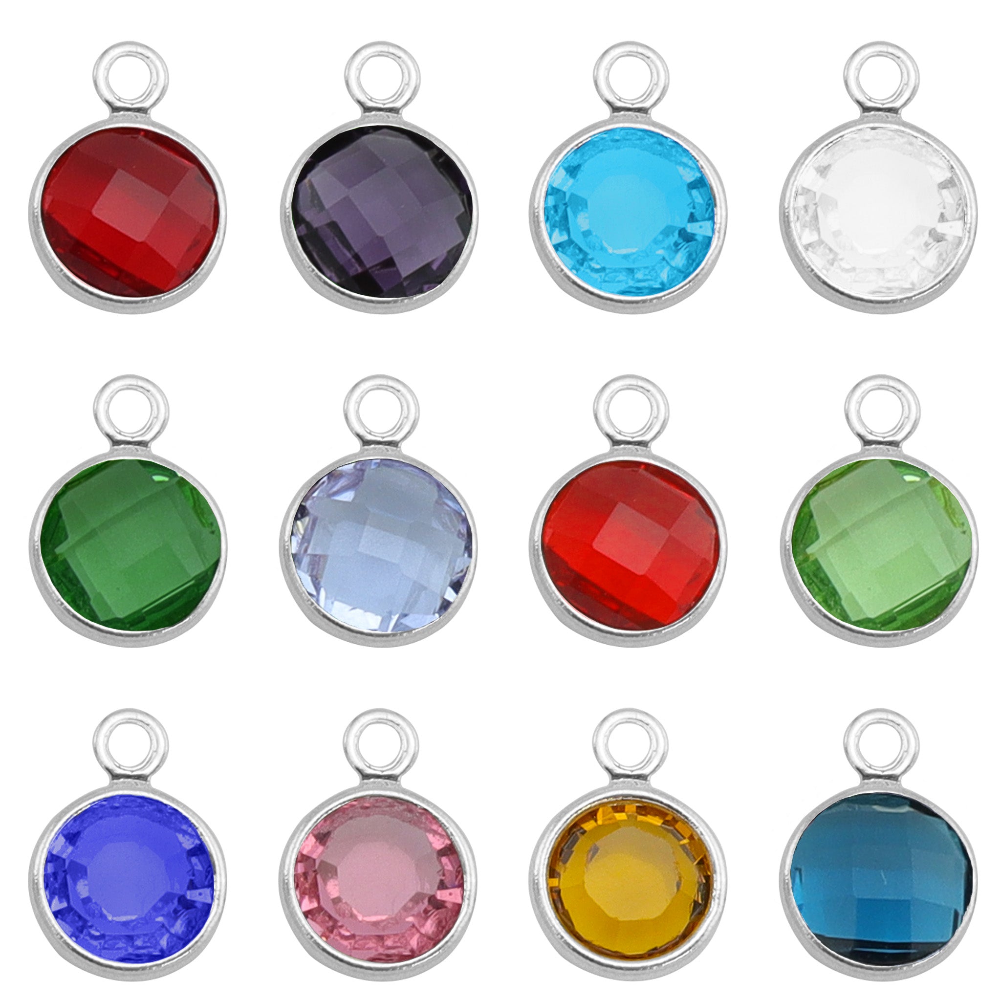 Birthstone Colored CZ Charms / SBB0034、mySite、dreamappss