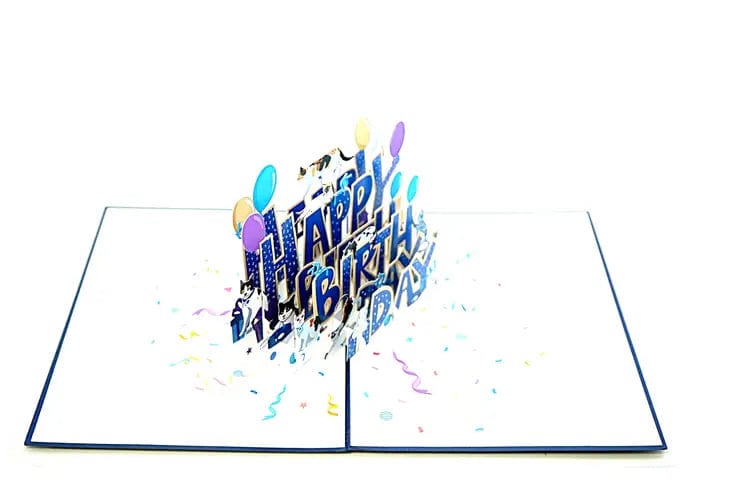 Happy Birthday Cats Pop Up Card for Cat Lovers、mySite、g9winljtr