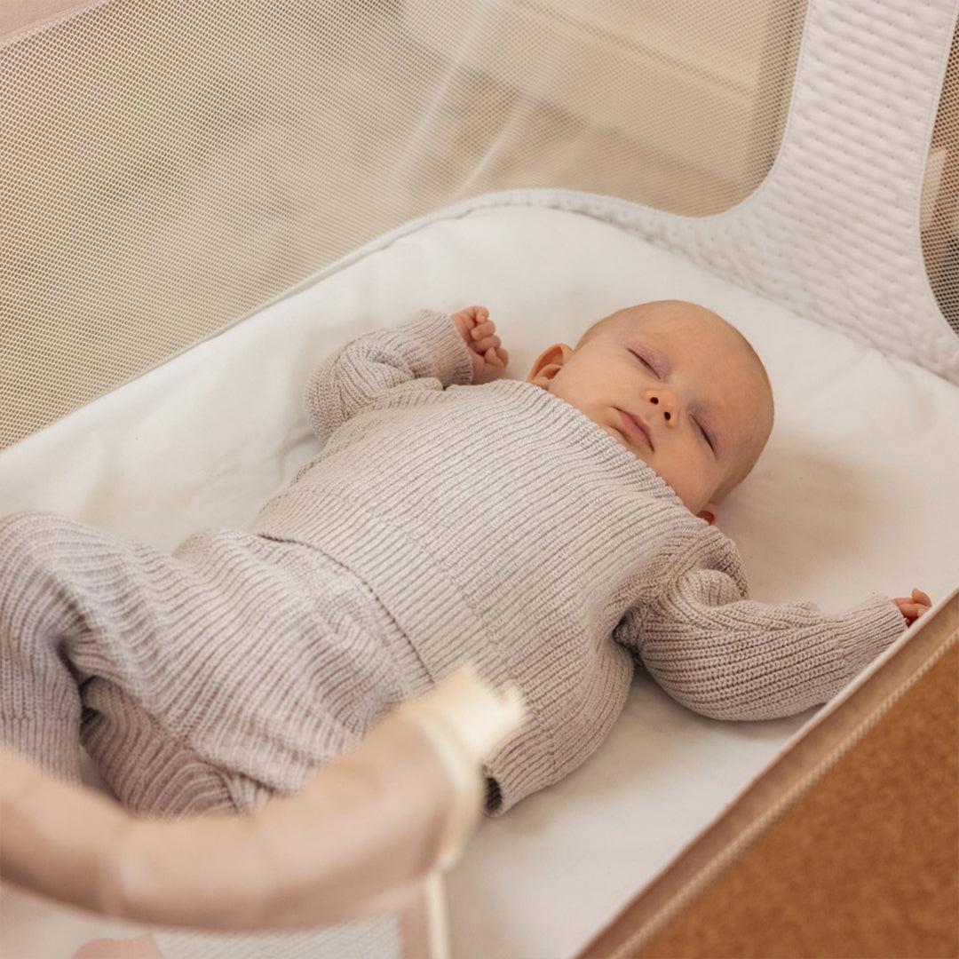  Obaby Cloud Bedside Crib - Oatmeal、mySite、merchandisen
