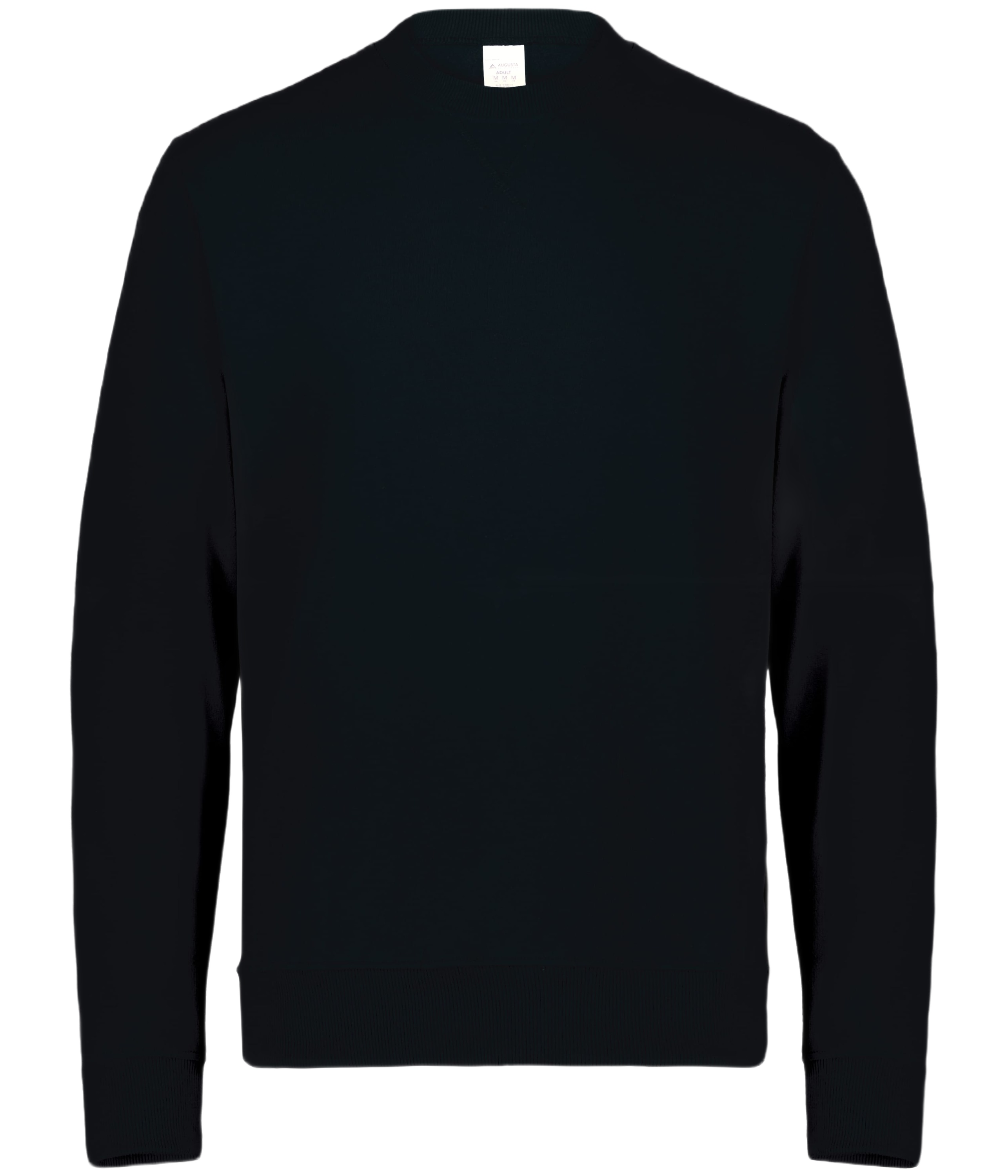 Augusta Youth All-Day Core Basics Fleece Crew - Jet Black、mySite、noshort