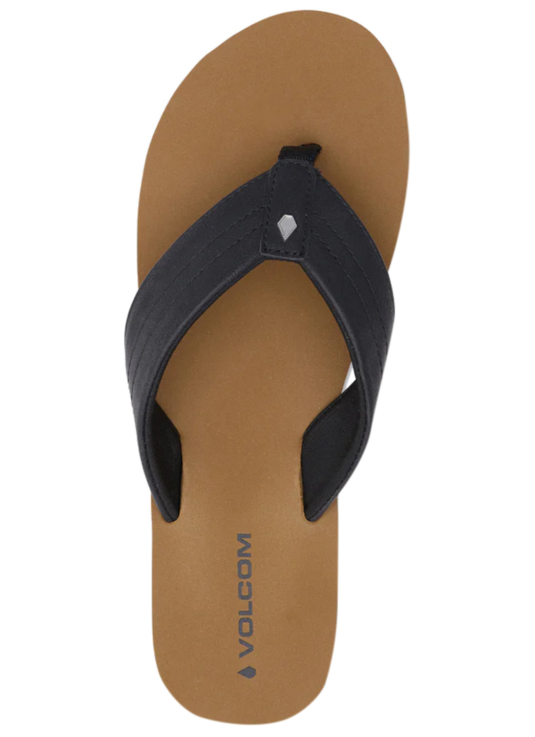 Volcom Women's Boyfriends Thong Flip Flop、mySite、noshort