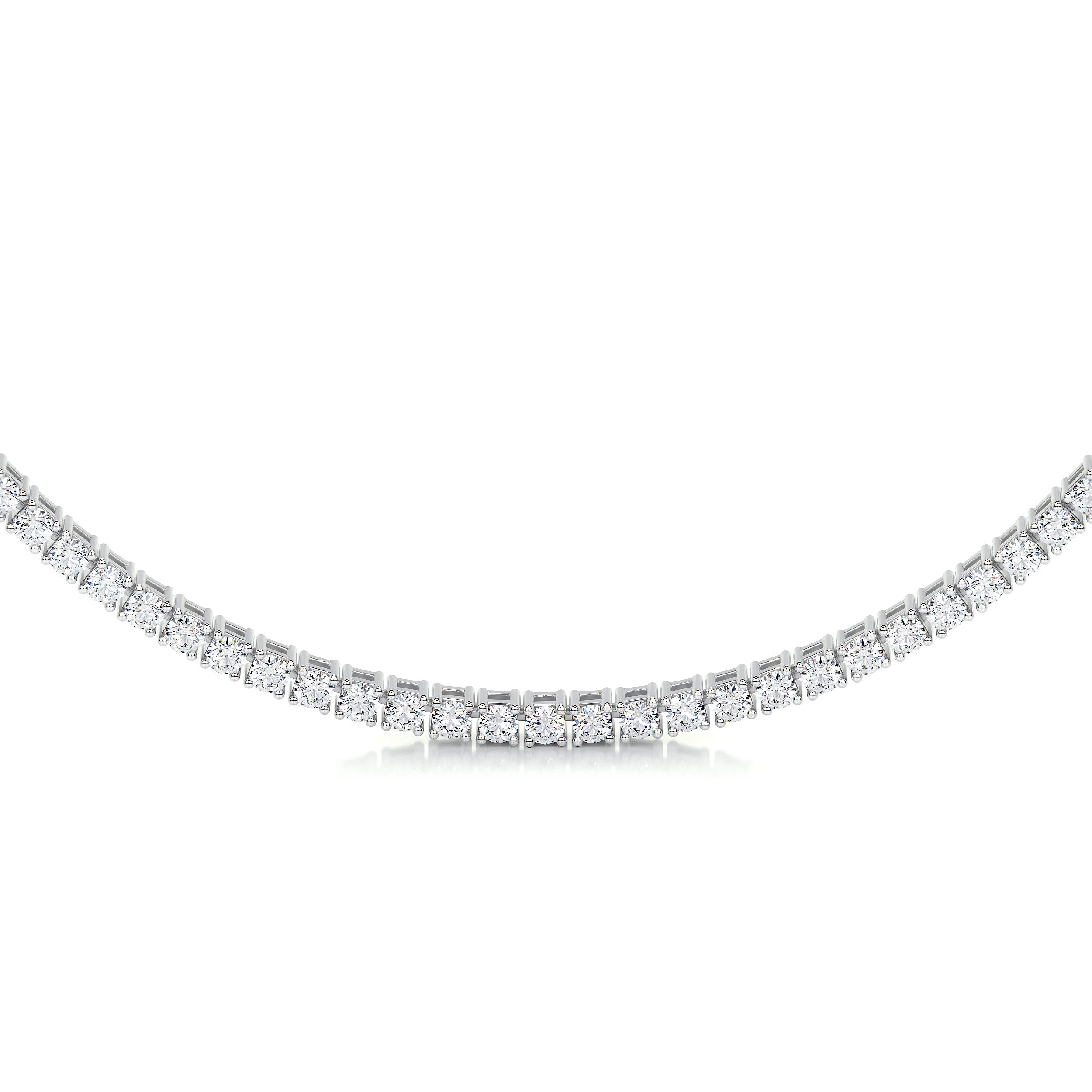 Callie Lab Grown Diamond Tennis Collier (6.00 Carat) -18K White Gold、mySite、hinf8tx79