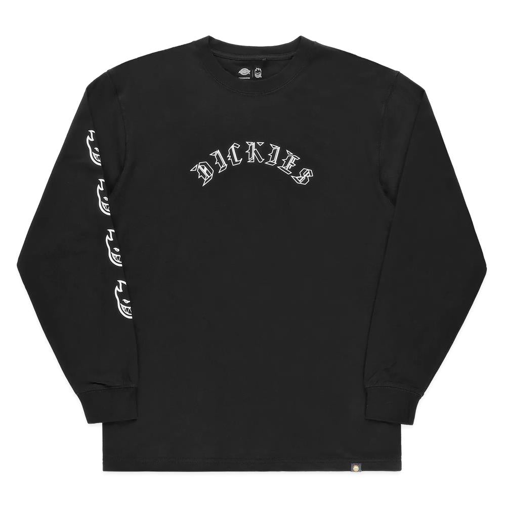  Dickies x Spitfire Long Sleeve T-shirt - Black、mySite、merchandisen