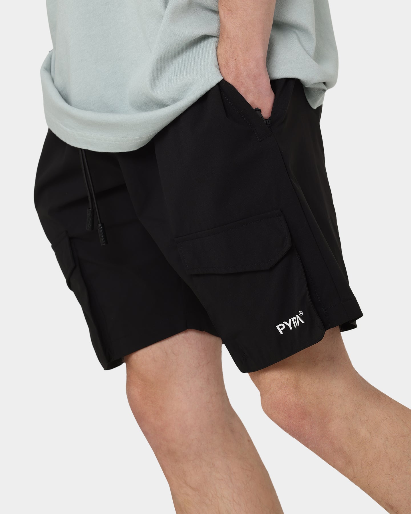 PYRA Flex Cargo Shorts Black、mySite、zt4zffjzw
