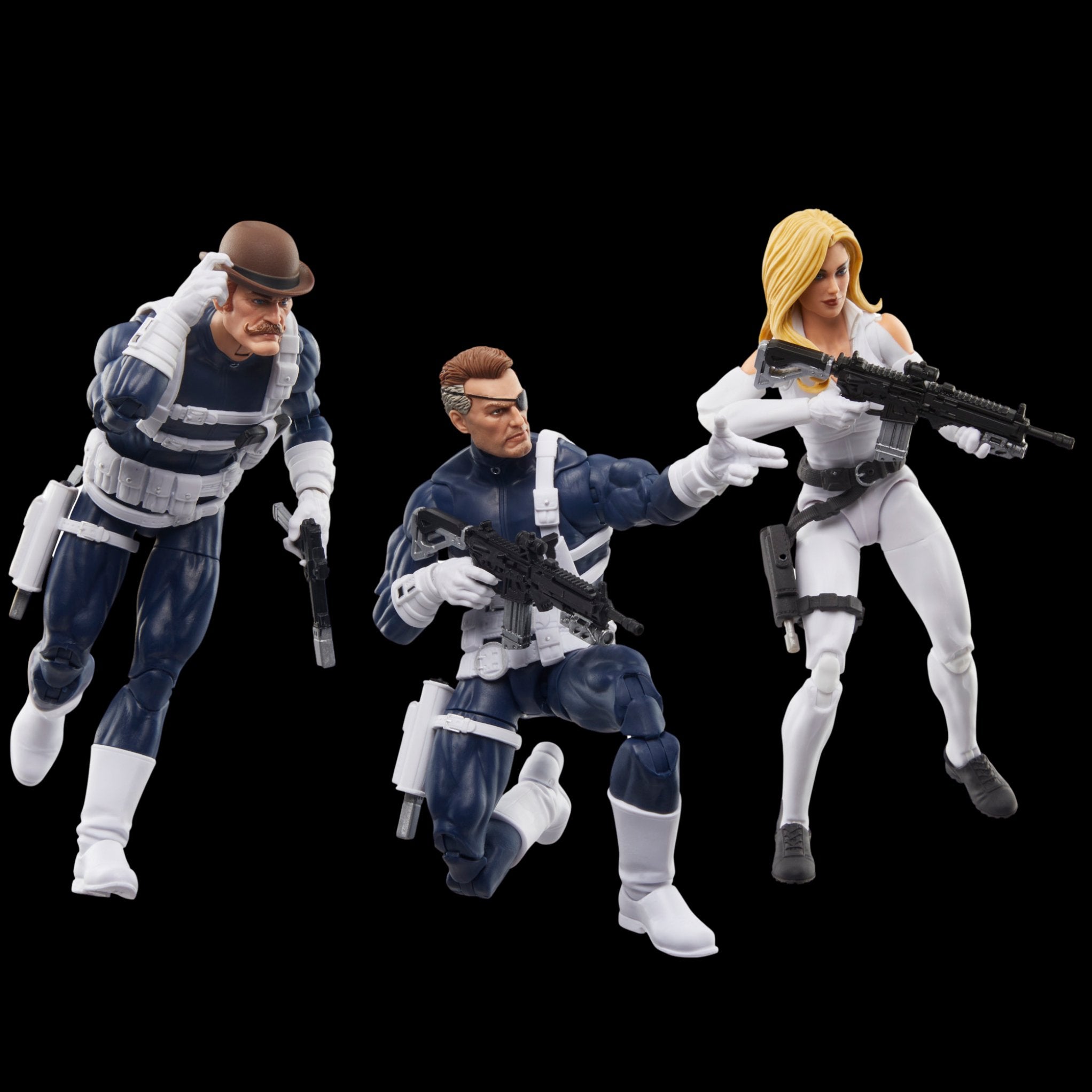 Marvel Legends S.H.I.E.L.D Nick Fury Jr., Sharon Carter, & Dum Dum Dugan 3-Pack、mySite、hgirdovlk