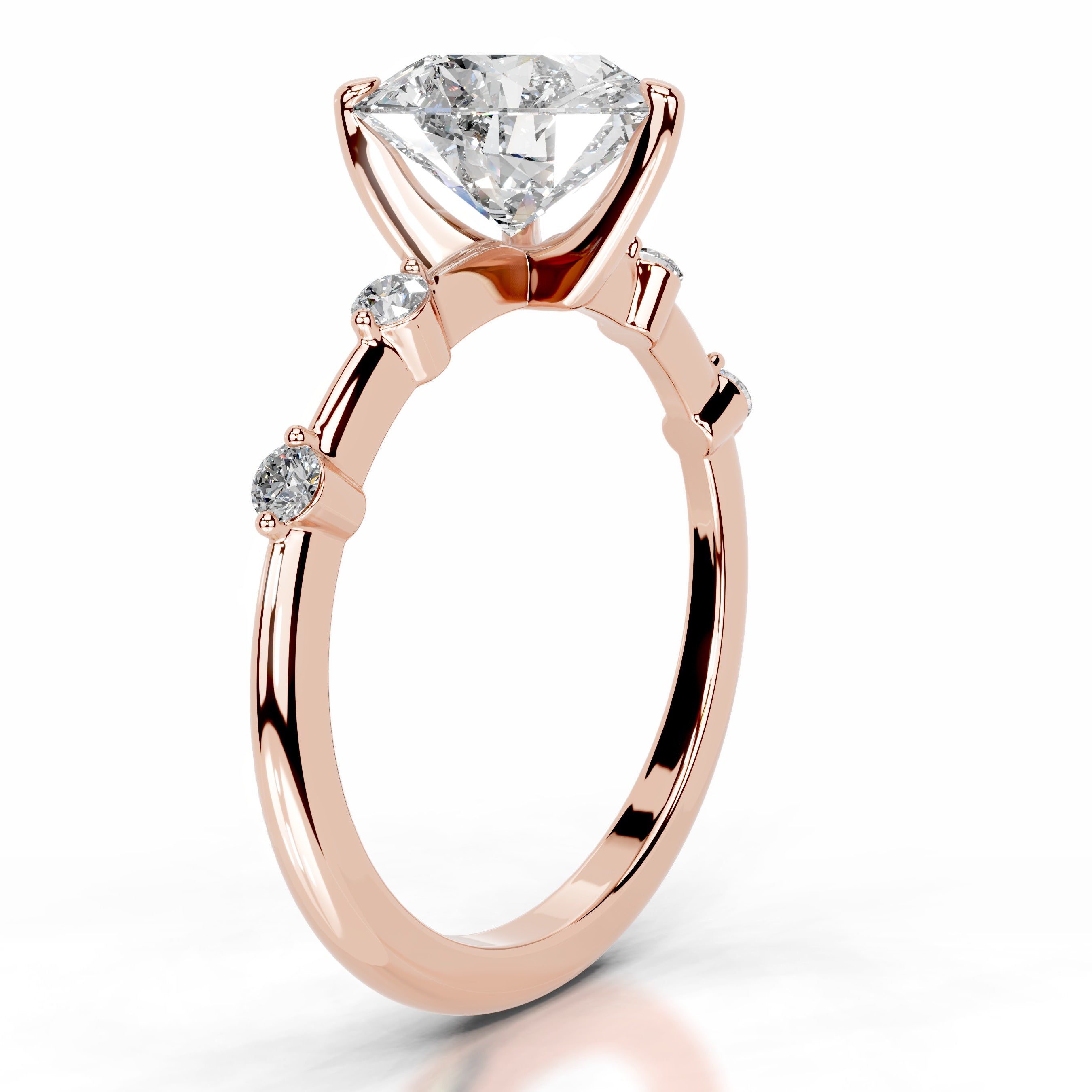 Ninnette Lab Grown Diamond Ring - 14K Rose Gold、mySite、hinf8tx79
