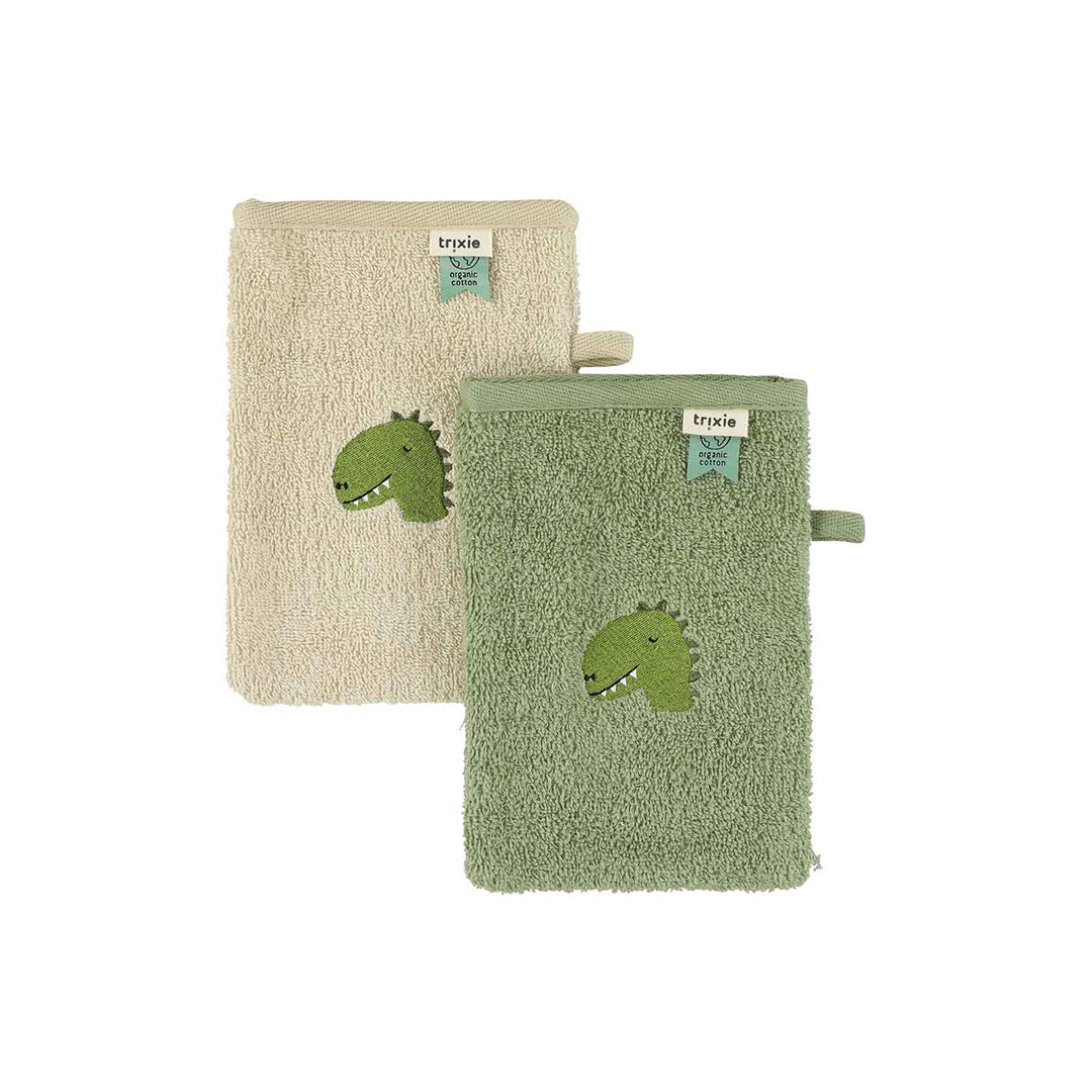  Trixie Washcloths 2 Pack - Aura Dino、mySite、merchandisen
