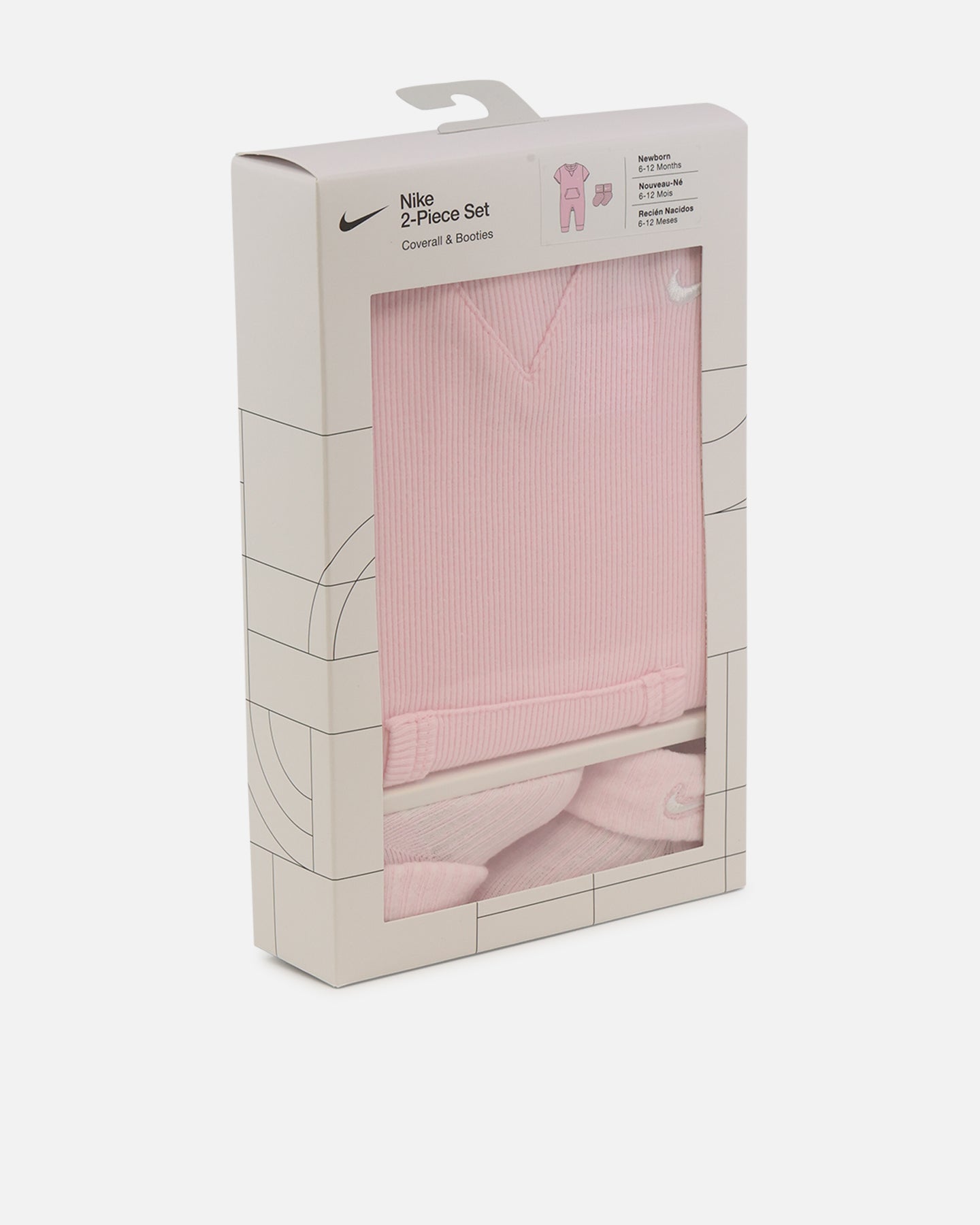 Nike Infants' Rib Knit Romper and Socks Set Pink、mySite、zt4zffjzw