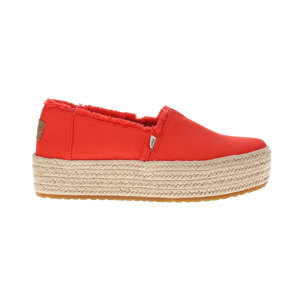 Valencia Canvas Platform Slip On Flats、mySite、gtrtttuynbv