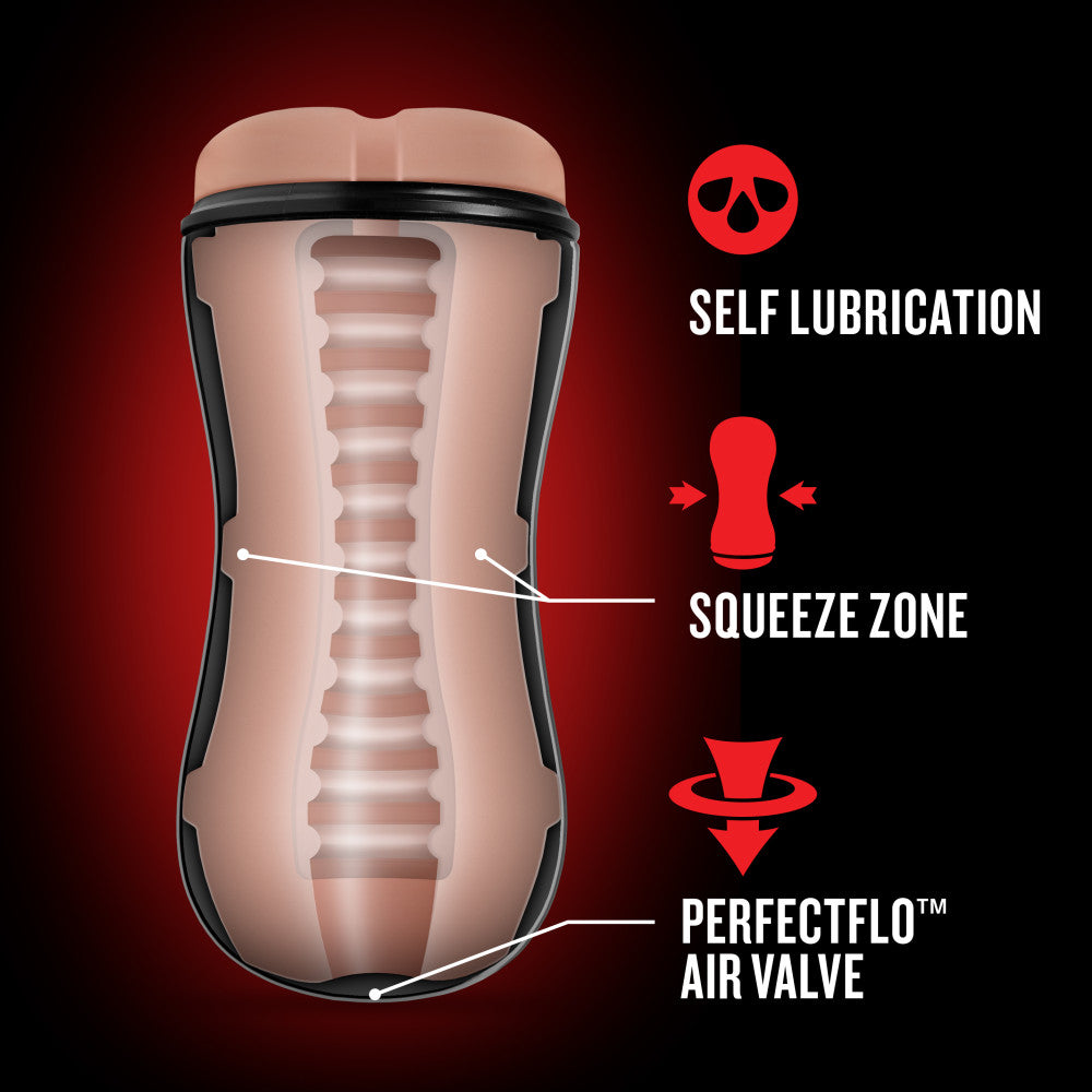 Coverboy™ By Blush® | Bad Boy Next Door Self Lubricating Realistic Beige Masturbator / Stroker、mySite、bottomscart