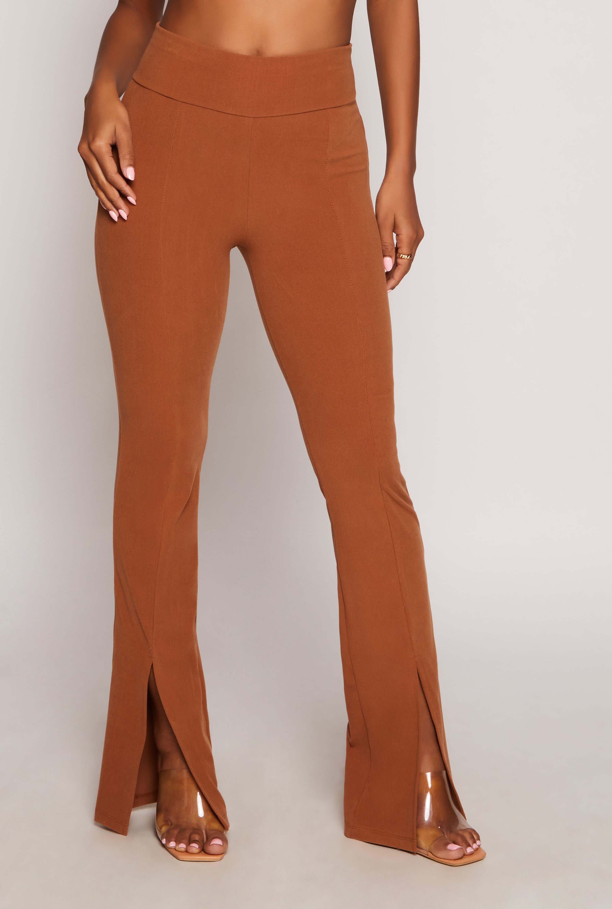 Pintuck Split Hem Pants、mySite、camillekostekn