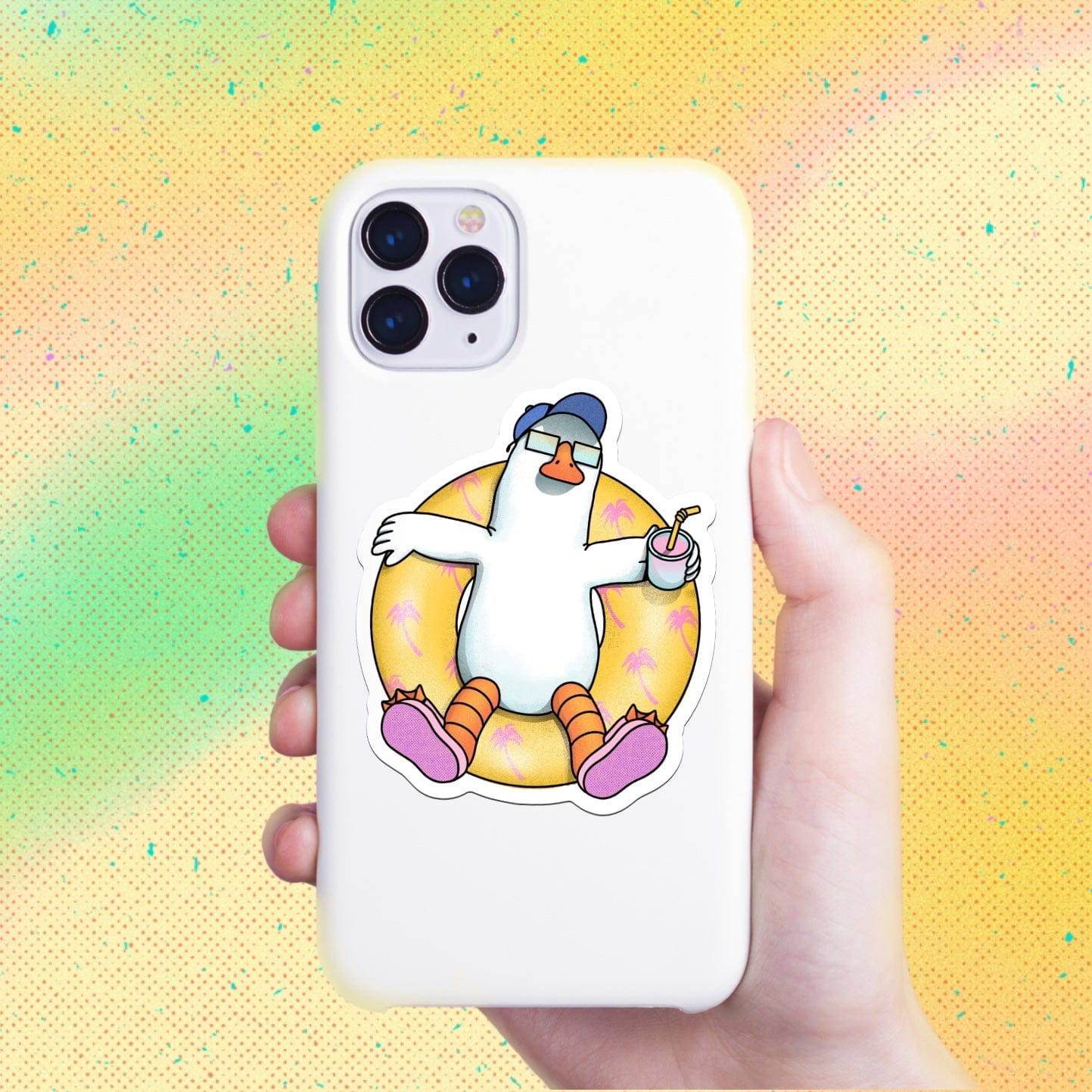  Chill Pool Goose Sticker、mySite、ghnorth