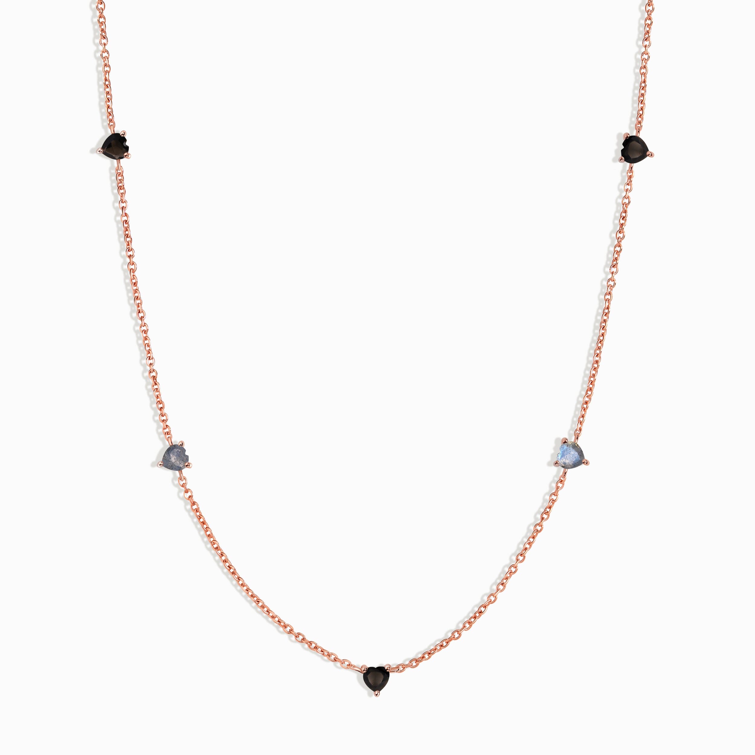 Black Obsidian Labradorite Necklace - Crush On You、mySite、hinf8tx79