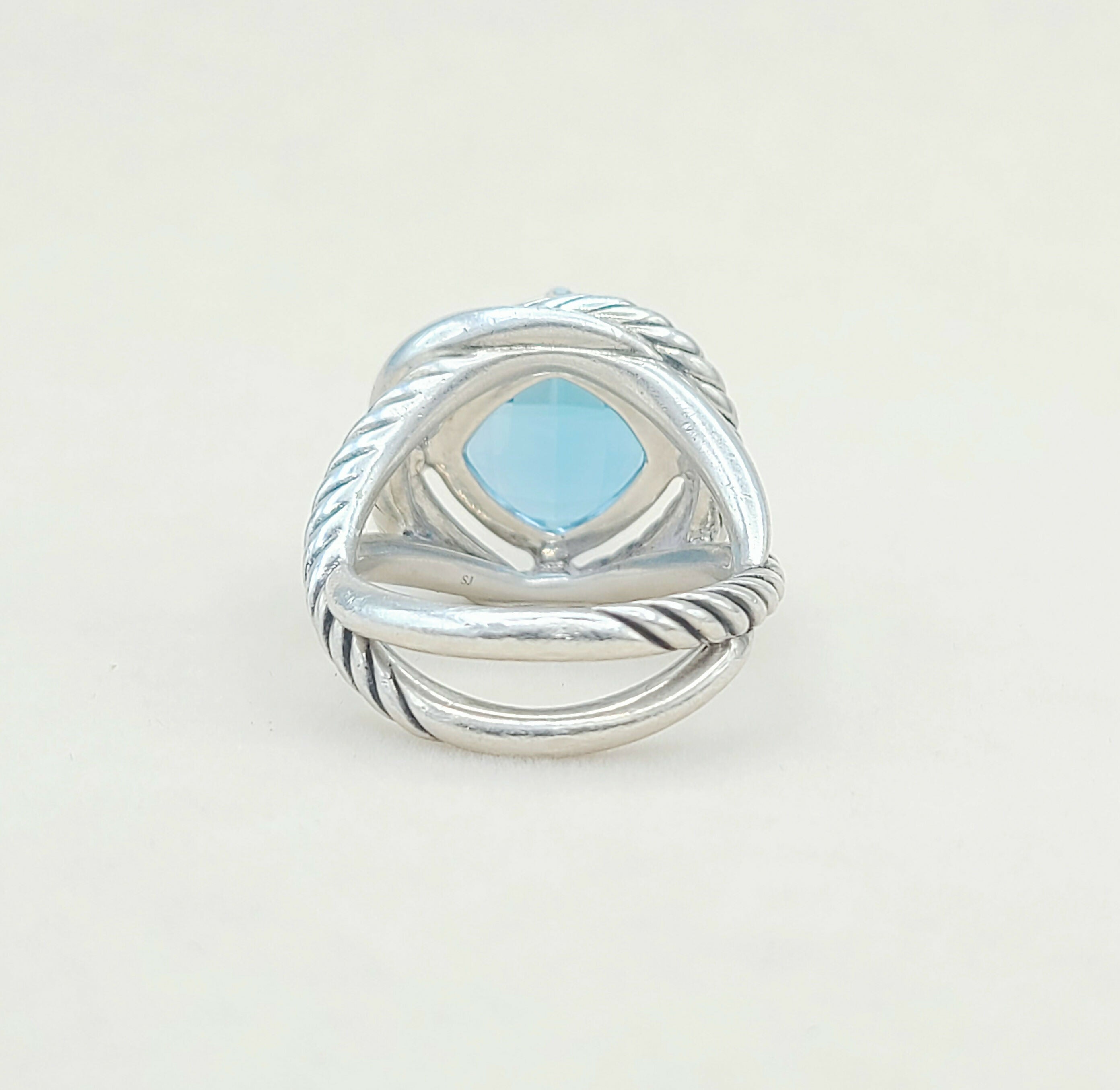 David Yurman Infinity Ring 11mm Blue Topaz、mySite、hinf8tx79