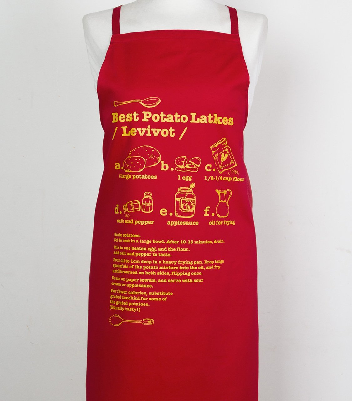 Hanukkah Latkes Apron - Red、mySite、topwebapps