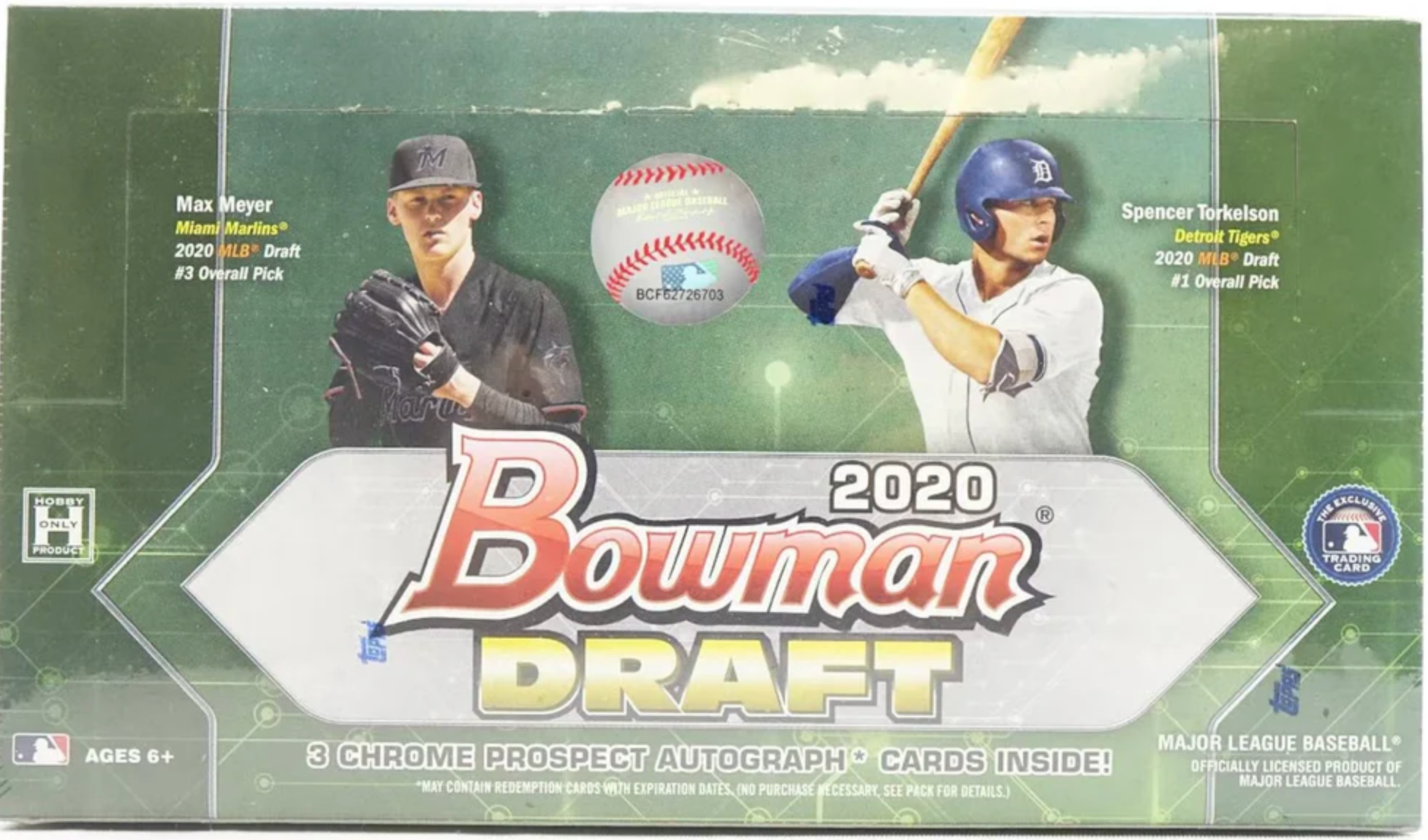 2020 Bowman Draft Baseball Jumbo Hobby Box、mySite、waistdrama