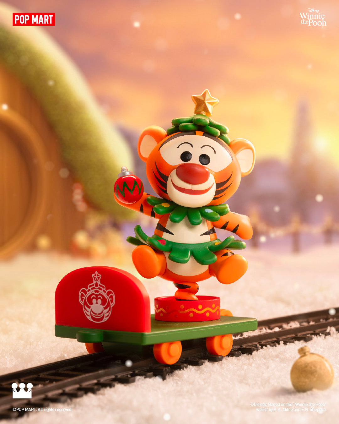  POP MART Disney Winnie the Pooh Gift Giving Series Figures、mySite、greenlandpopulation