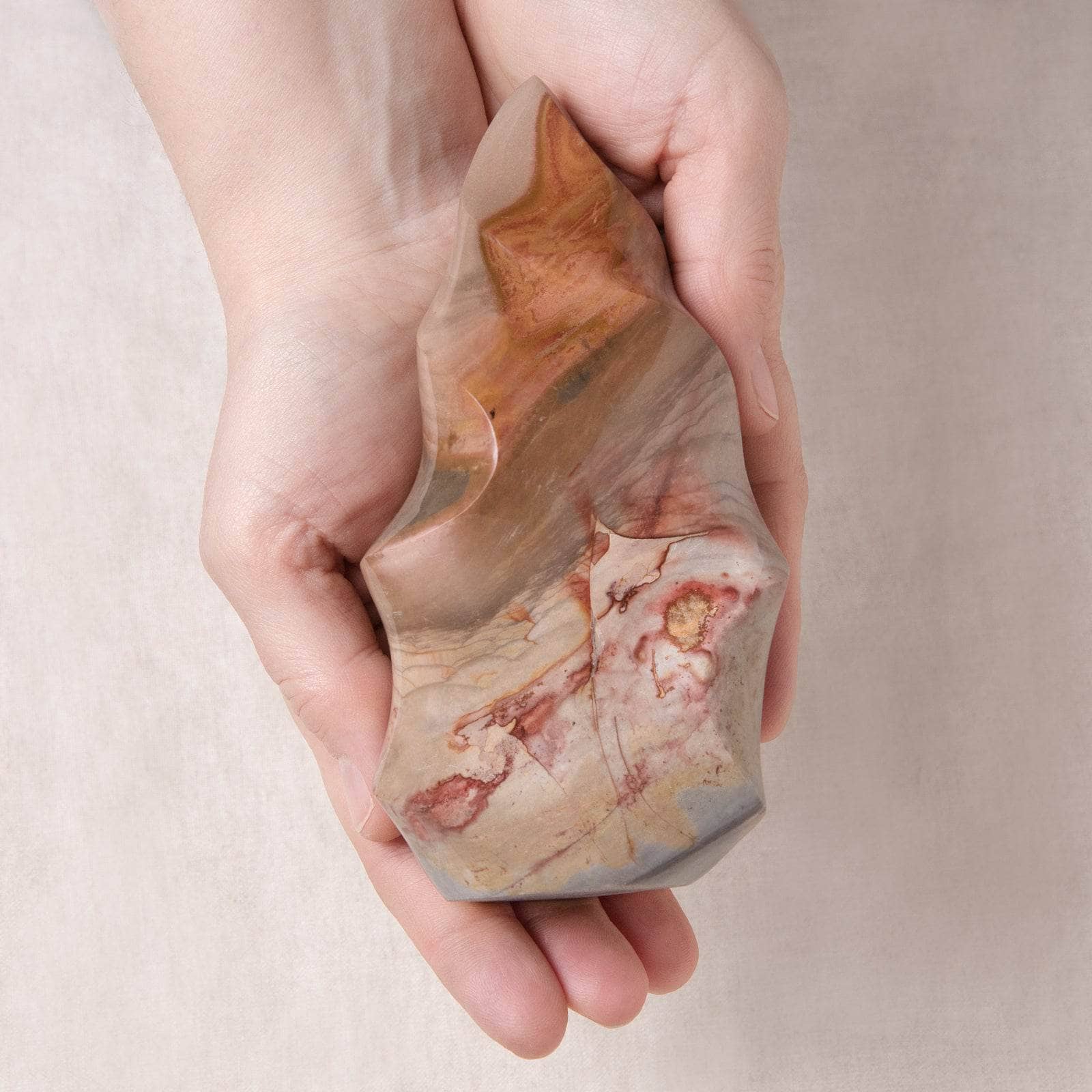 Polychrome (Desert Magic) Jasper Freeform Flame Crystals、mySite、hinf8tx79