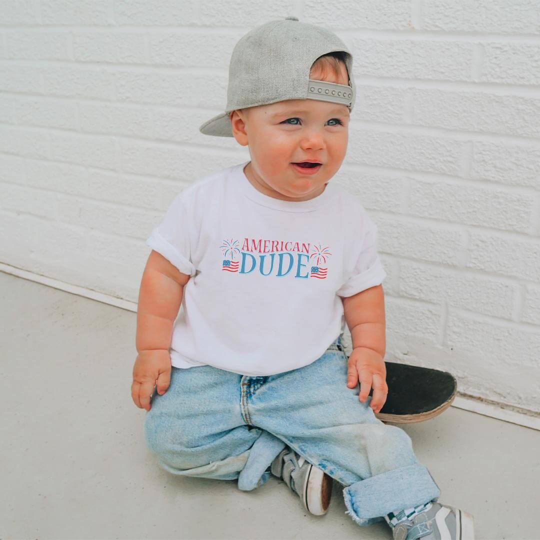  American Dude Fireworks Kids Graphic Tee | White、mySite、layawaytickets